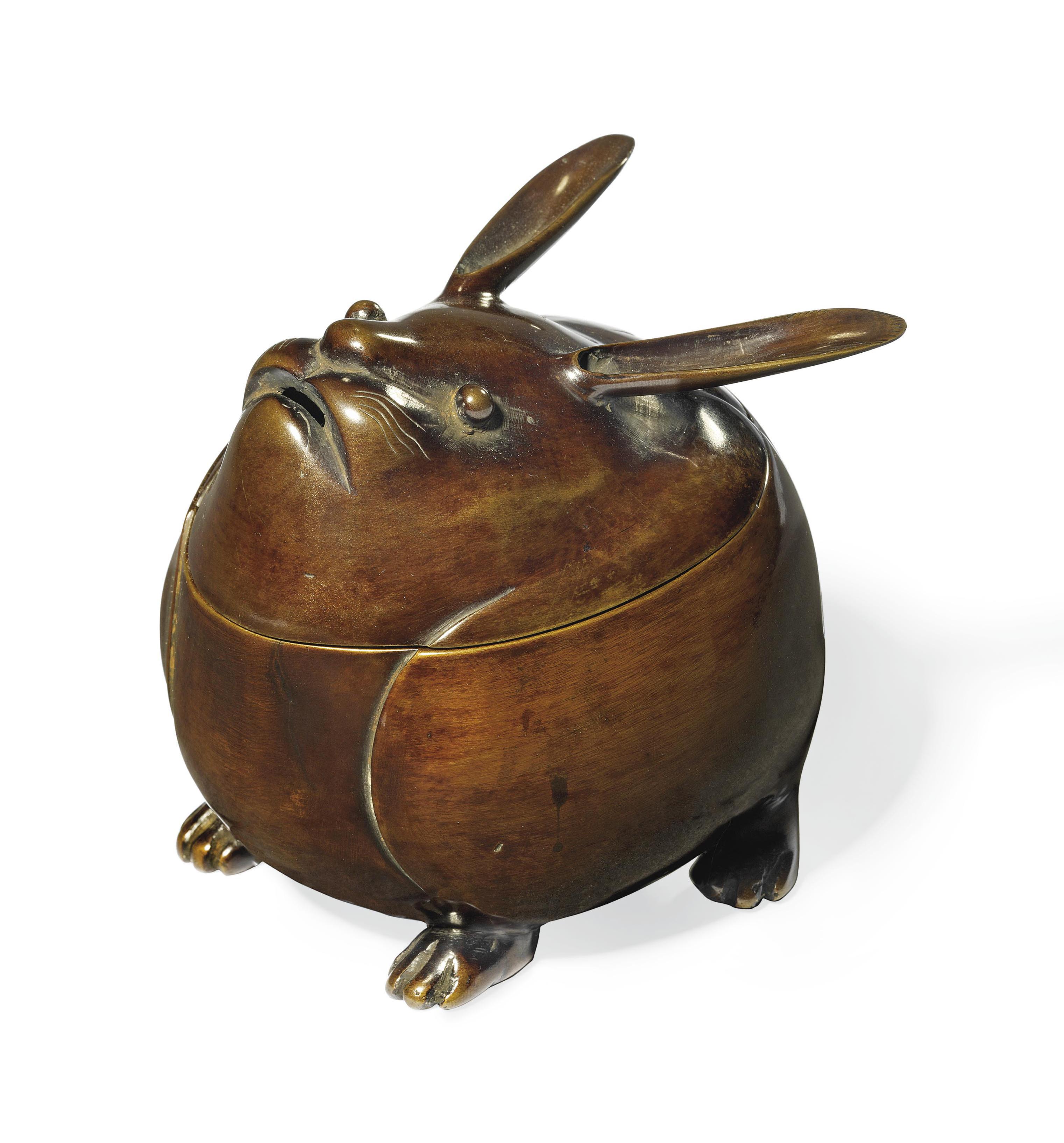 A Bronze Incense Burner [Koro] , EDO PERIOD (19TH CENTURY