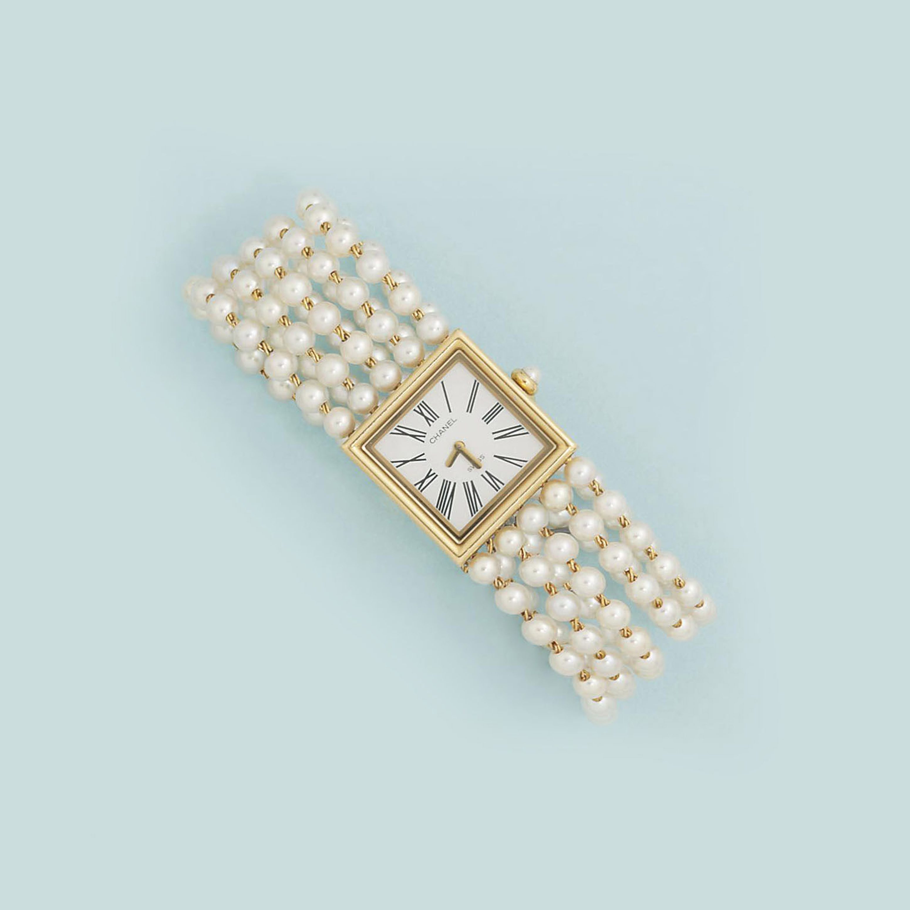Pearl wrist clearance watch