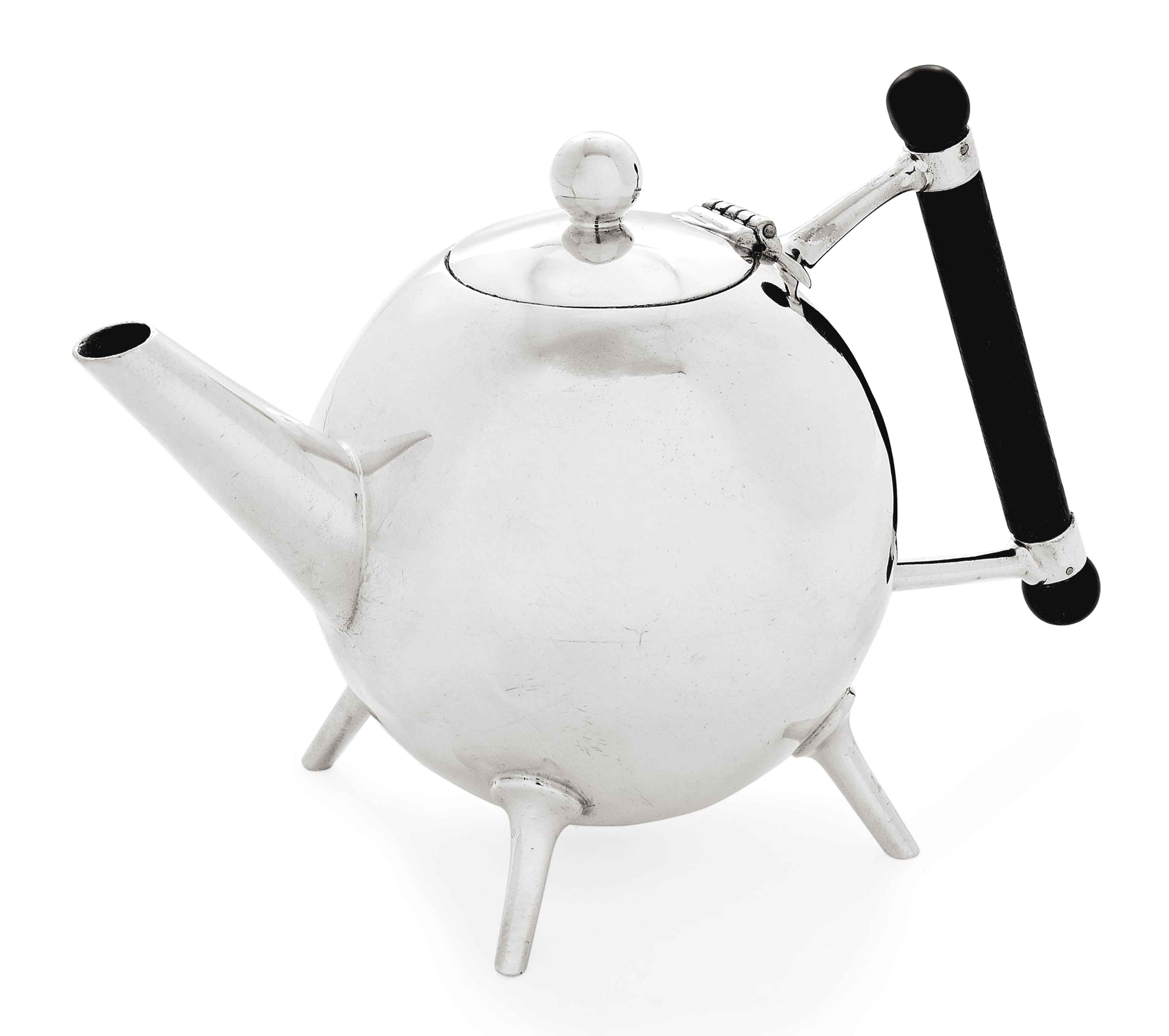 A Christopher Dresser Electroplated Teapot Manufactured By James