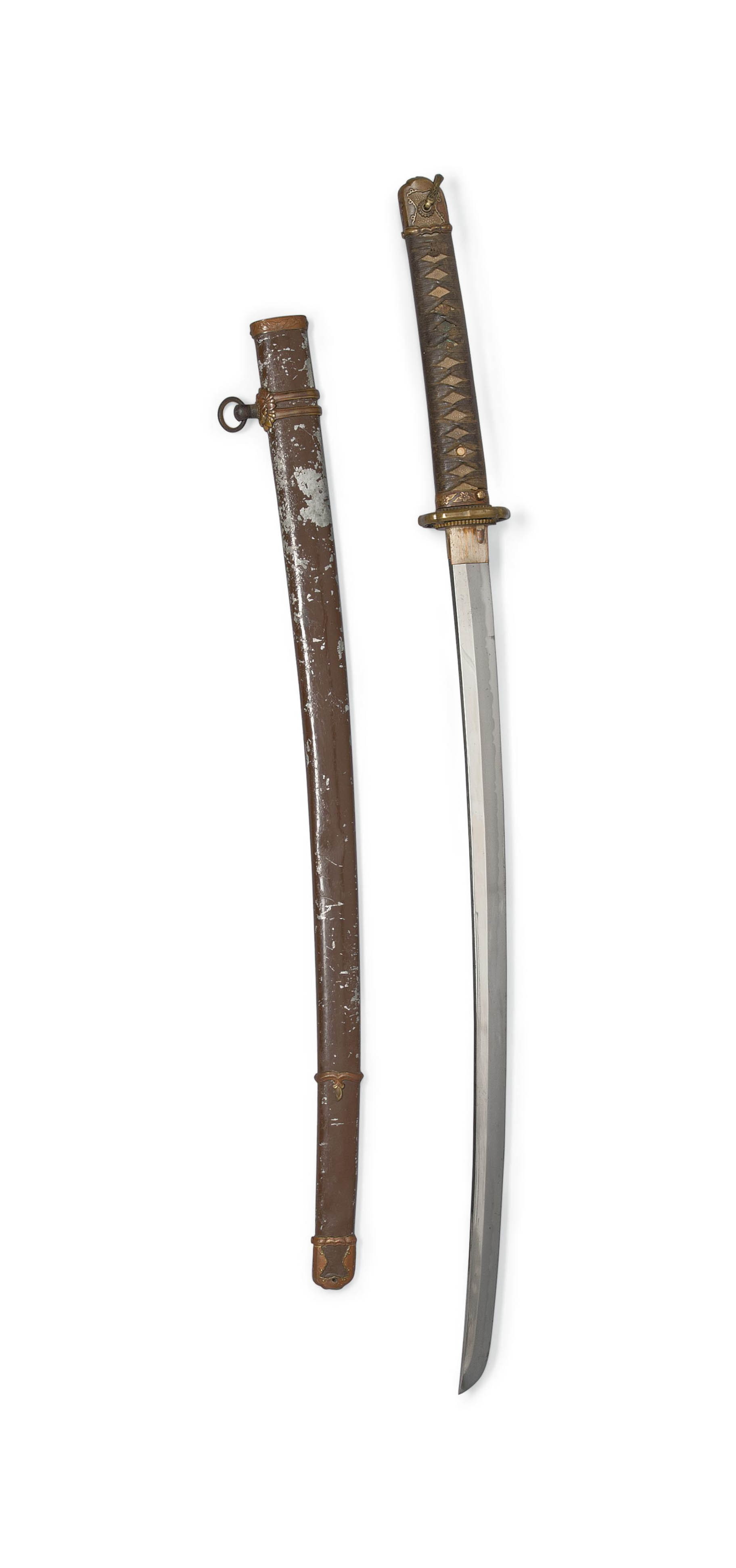 A JAPANESE OFFICER'S SWORD ( GUNTO ) , SIGNED SEKI (NO) JU HOSHIYA
