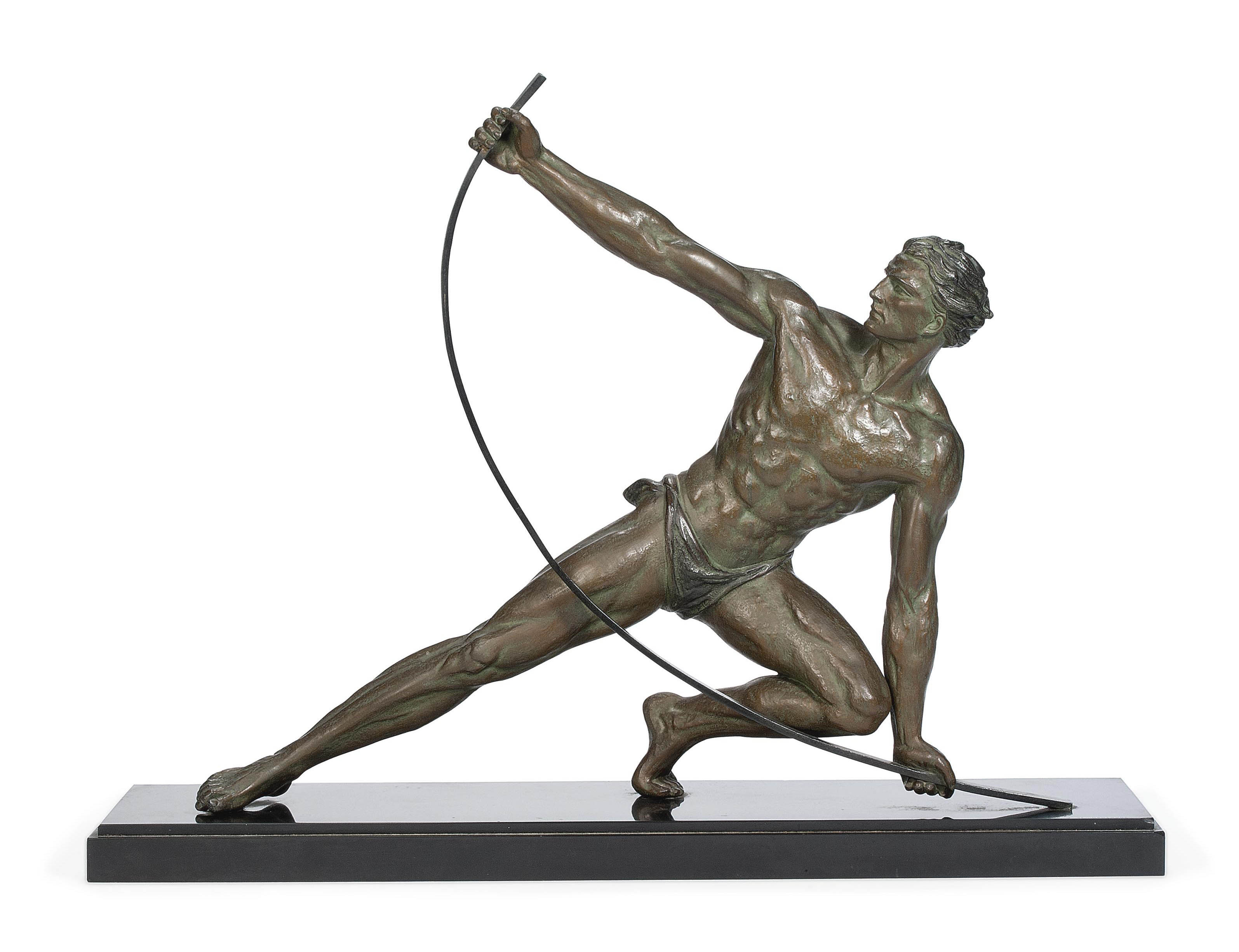 spelter art deco figures