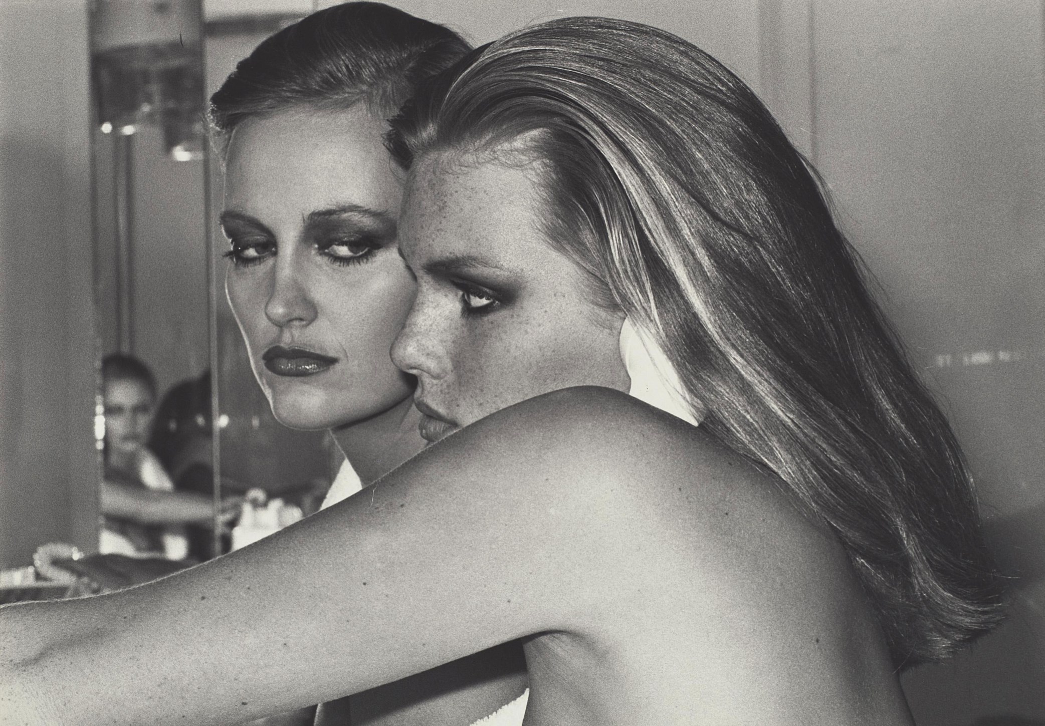 HELMUT NEWTON (1920-2004) , Patti Hansen and Winnie Hollman for Xavier