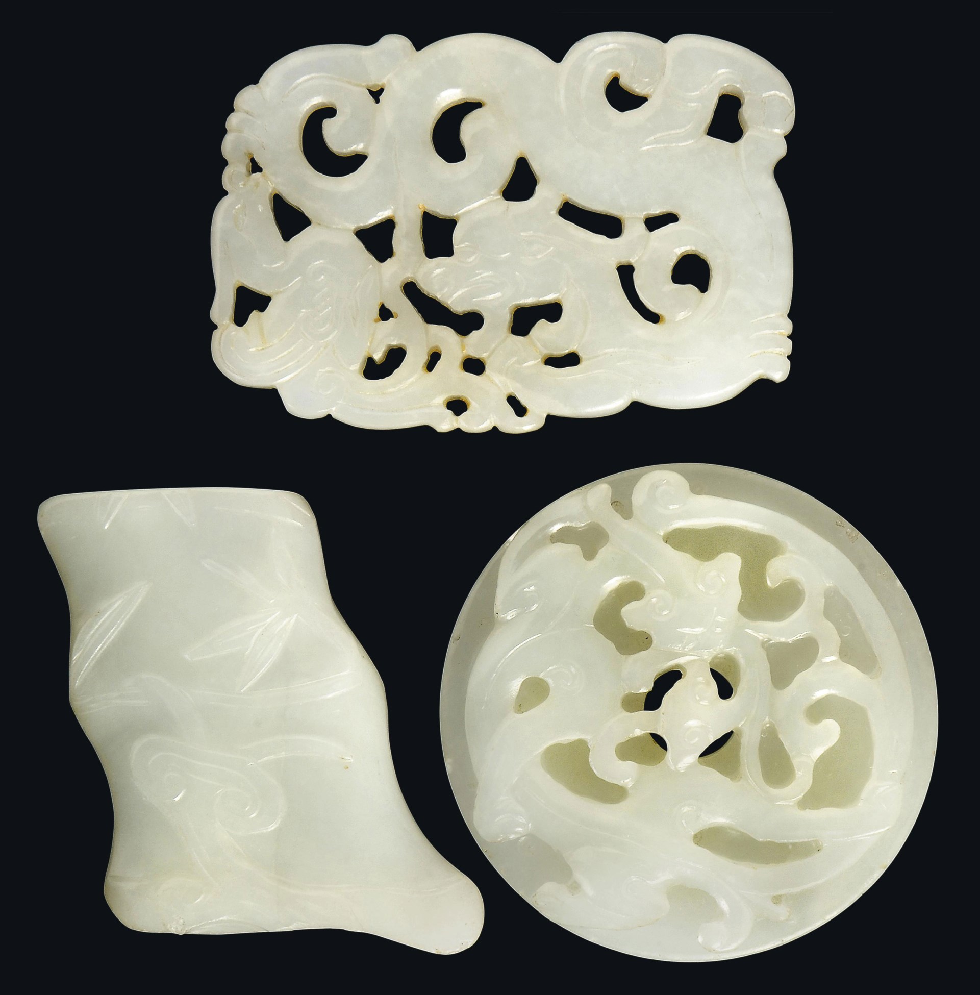 THREE CHINESE JADE CARVINGS , 18TH/19TH CENTURY Christie's
