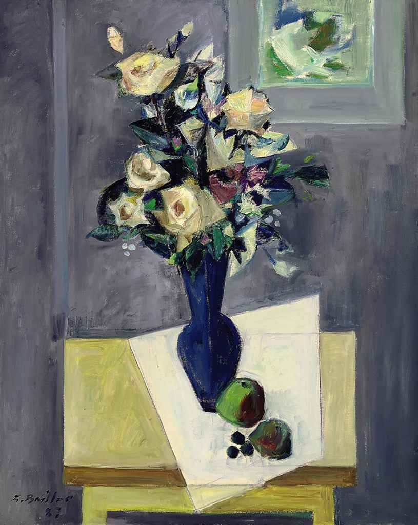 Jeanne Selmersheim-Desgranges (1877-1958) , Fleurs dans un vase
