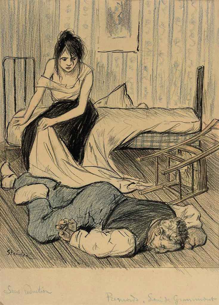 ThéophileAlexandre Steinlen (18591923) , Remords Christie's