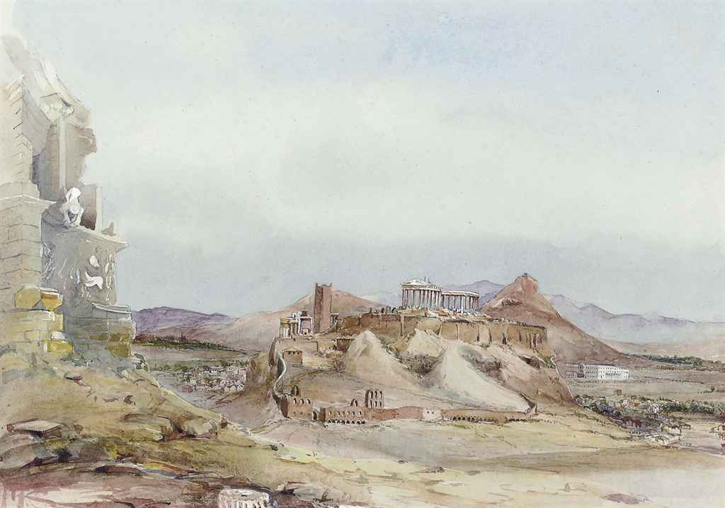 The Acropolis, Athens (illustrated); and The temple of Poseidon, Cape Sounion, Attica
