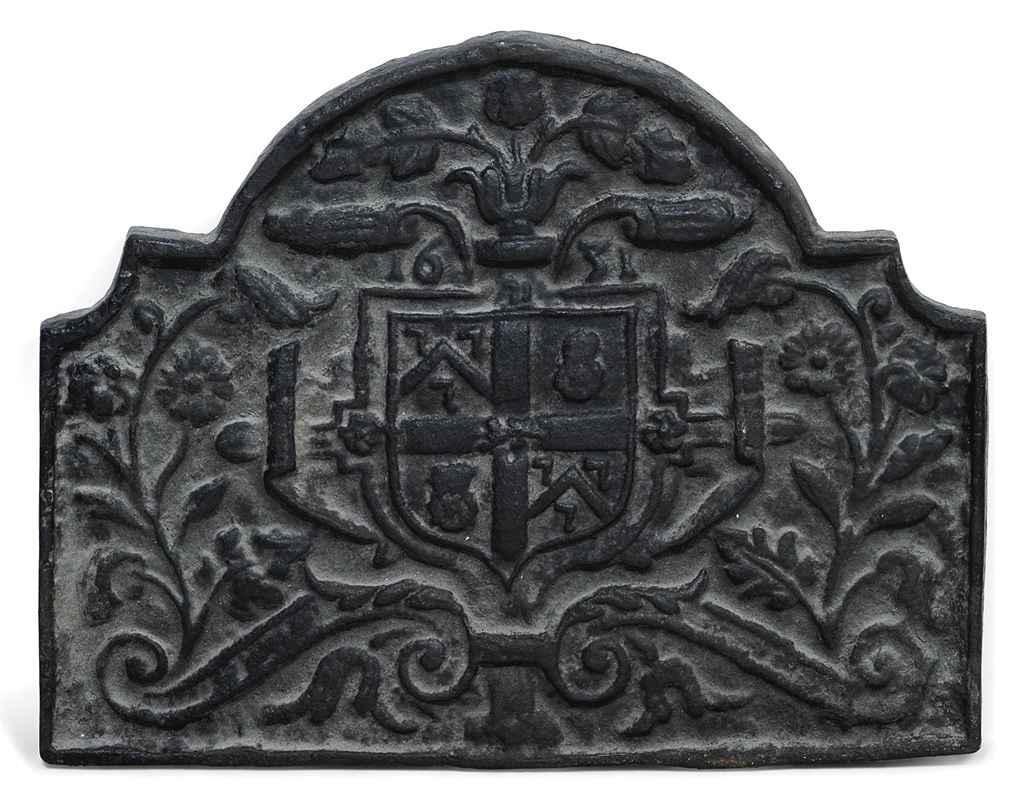 AN ENGLISH CASTIRON FIREBACK , PROBABLY 17TH CENTURY Christie's