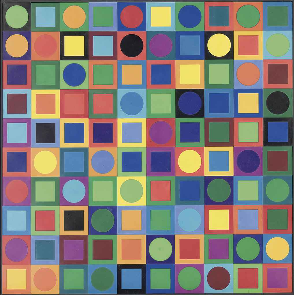 Victor Vasarely (1906-1997) , Planetary Folklore Participations No
