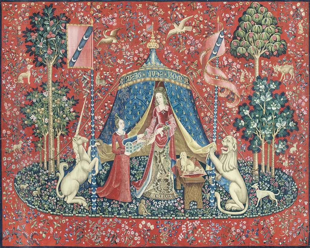 French School, 19th Century , La Dame à la Licorne: À mon seul désir