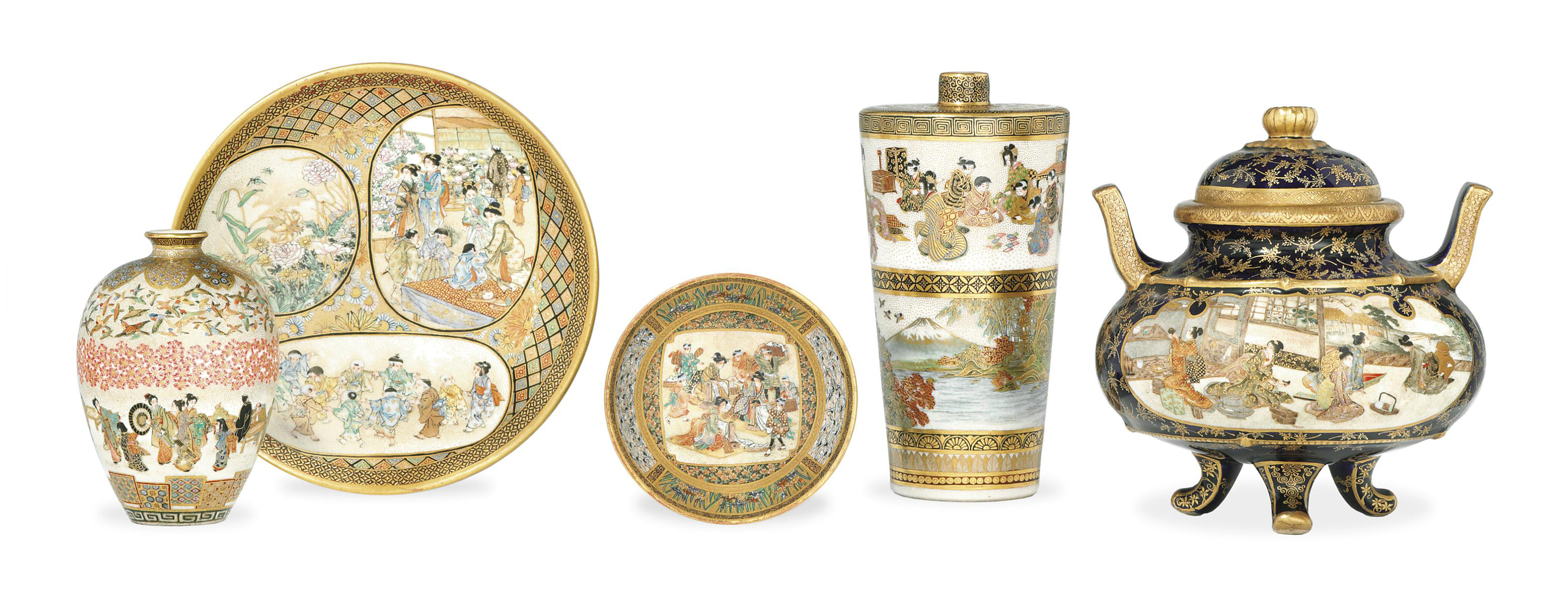 A Study Collection of Satsuma , MEIJI PERIOD (LATE 19TH CENTURY