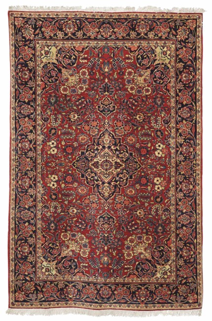 A fine Kashan rug