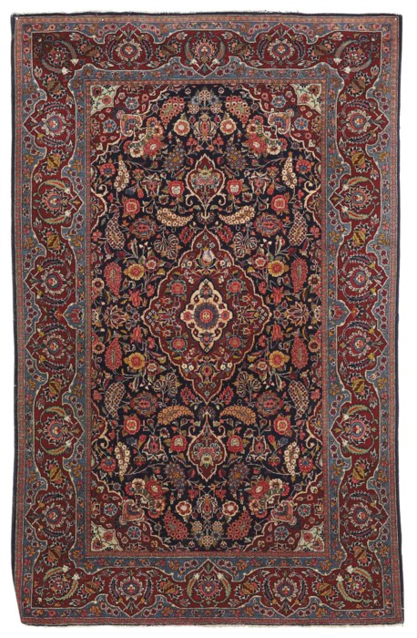 A fine Kashan rug