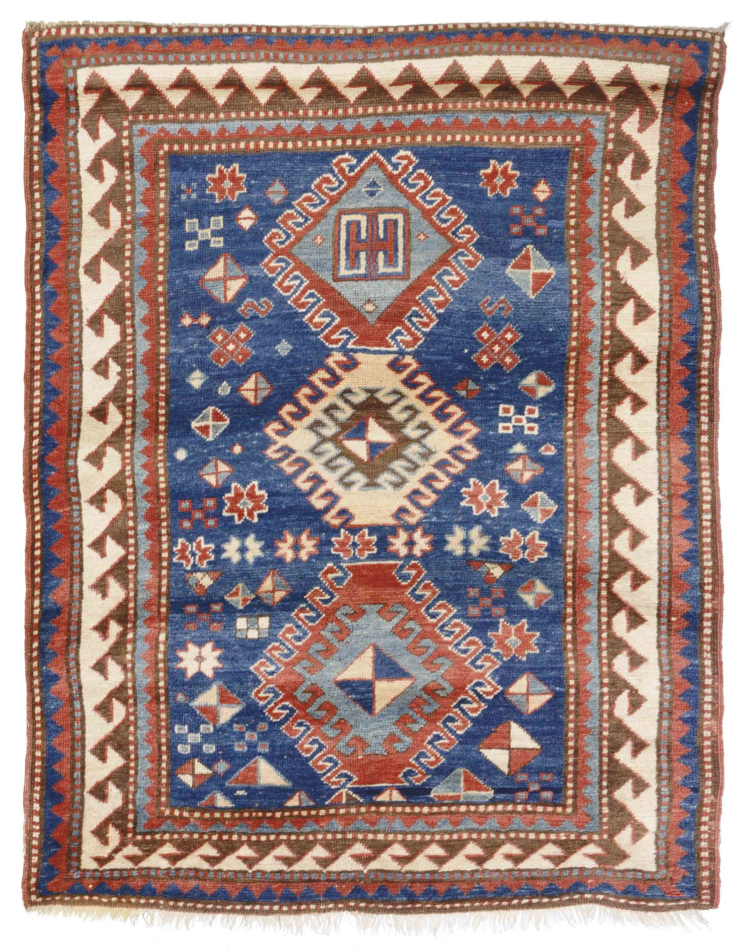 An antique Kazak rug & South Caucasian rug Christie's