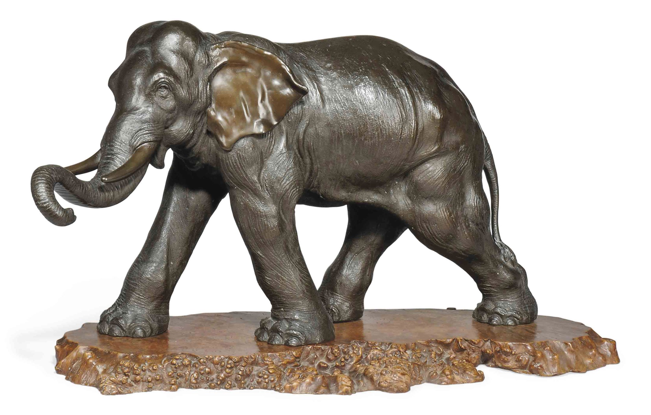 A LARGE JAPANESE BRONZE ELEPHANT , MEIJI PERIOD (18681912) Christie's