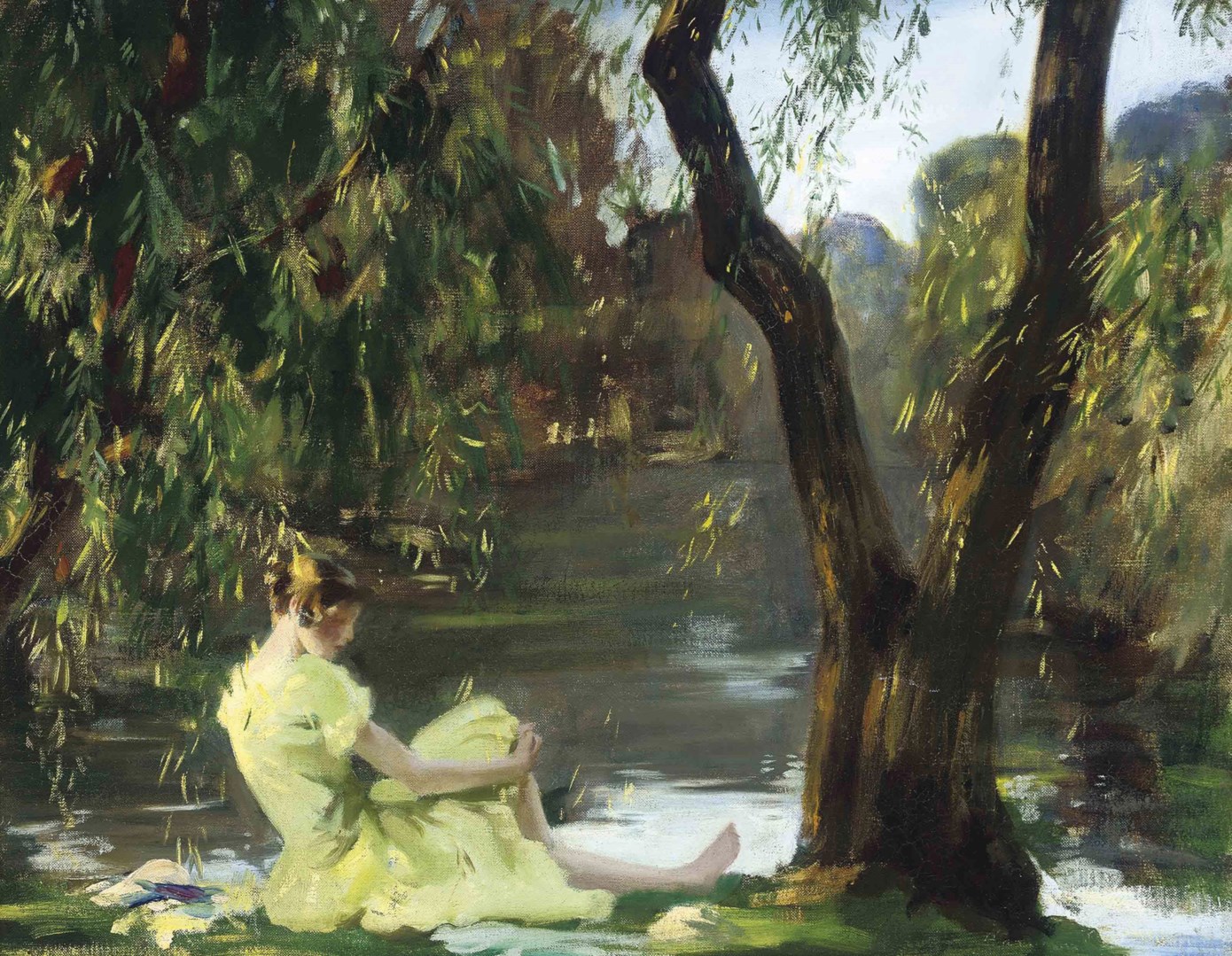 Archibald George Barnes (1887-1972) , By the lake | Christie's