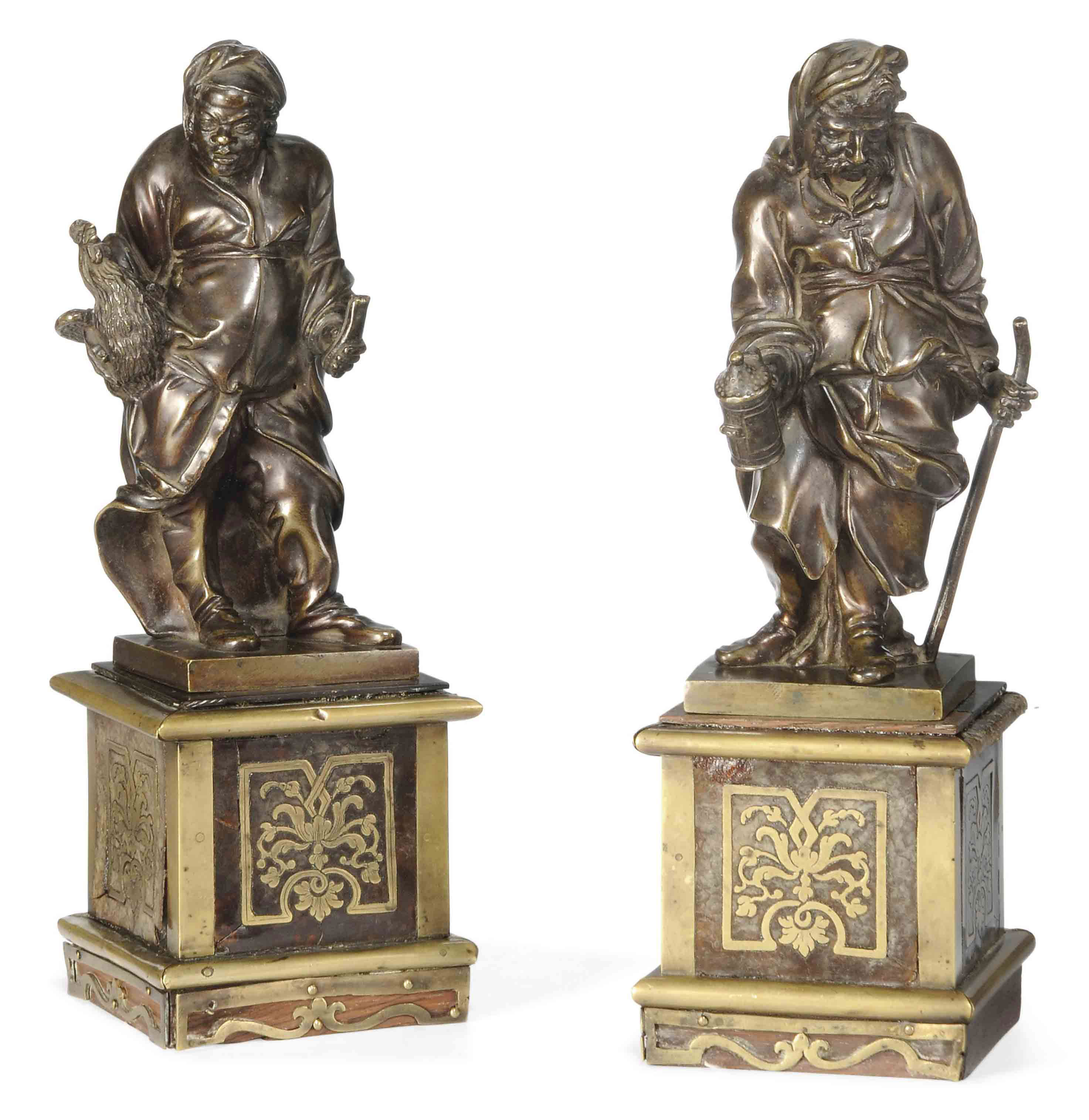 solid bronze figures