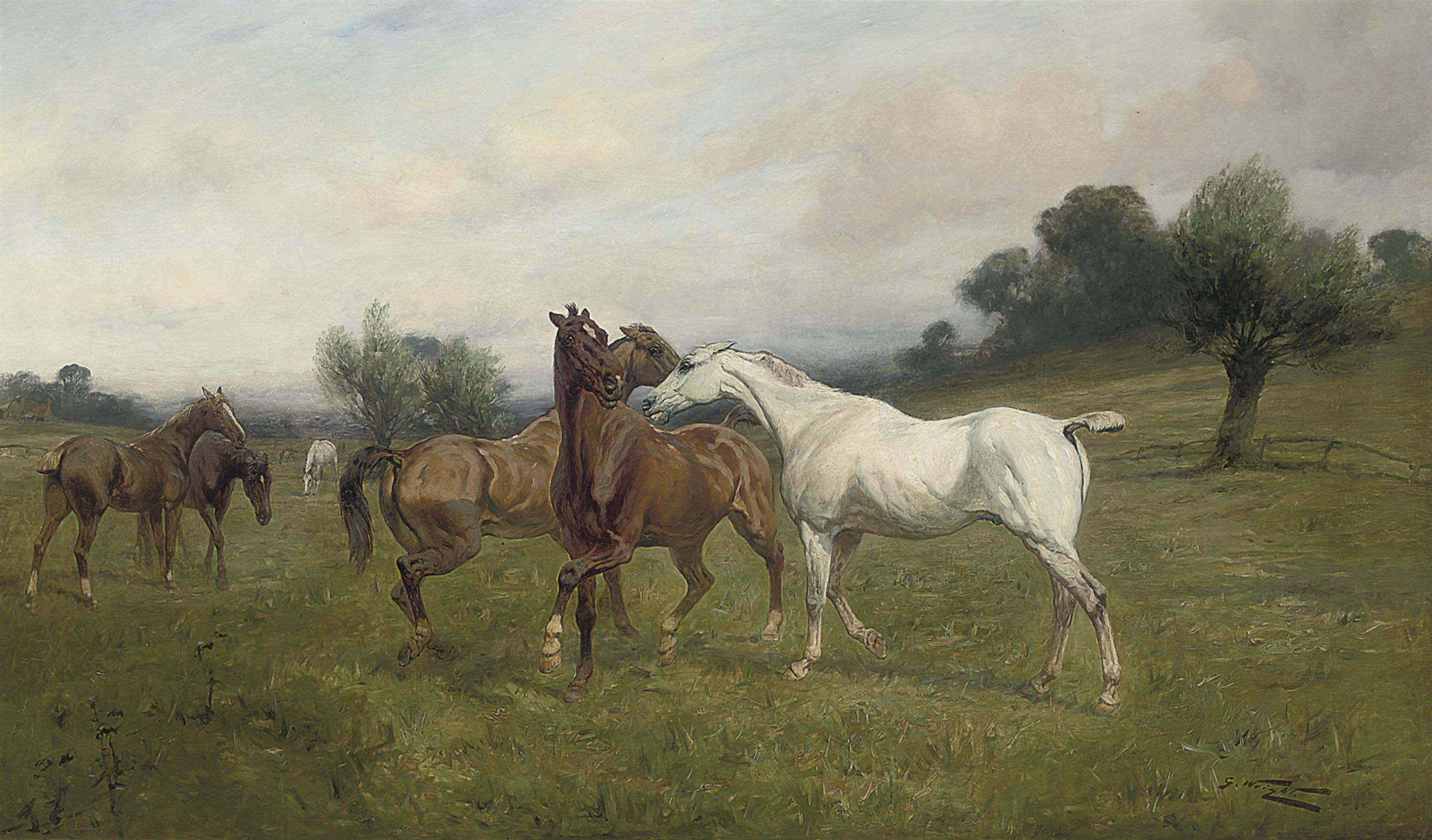 Wright (18601942) , Spring fever Christie's