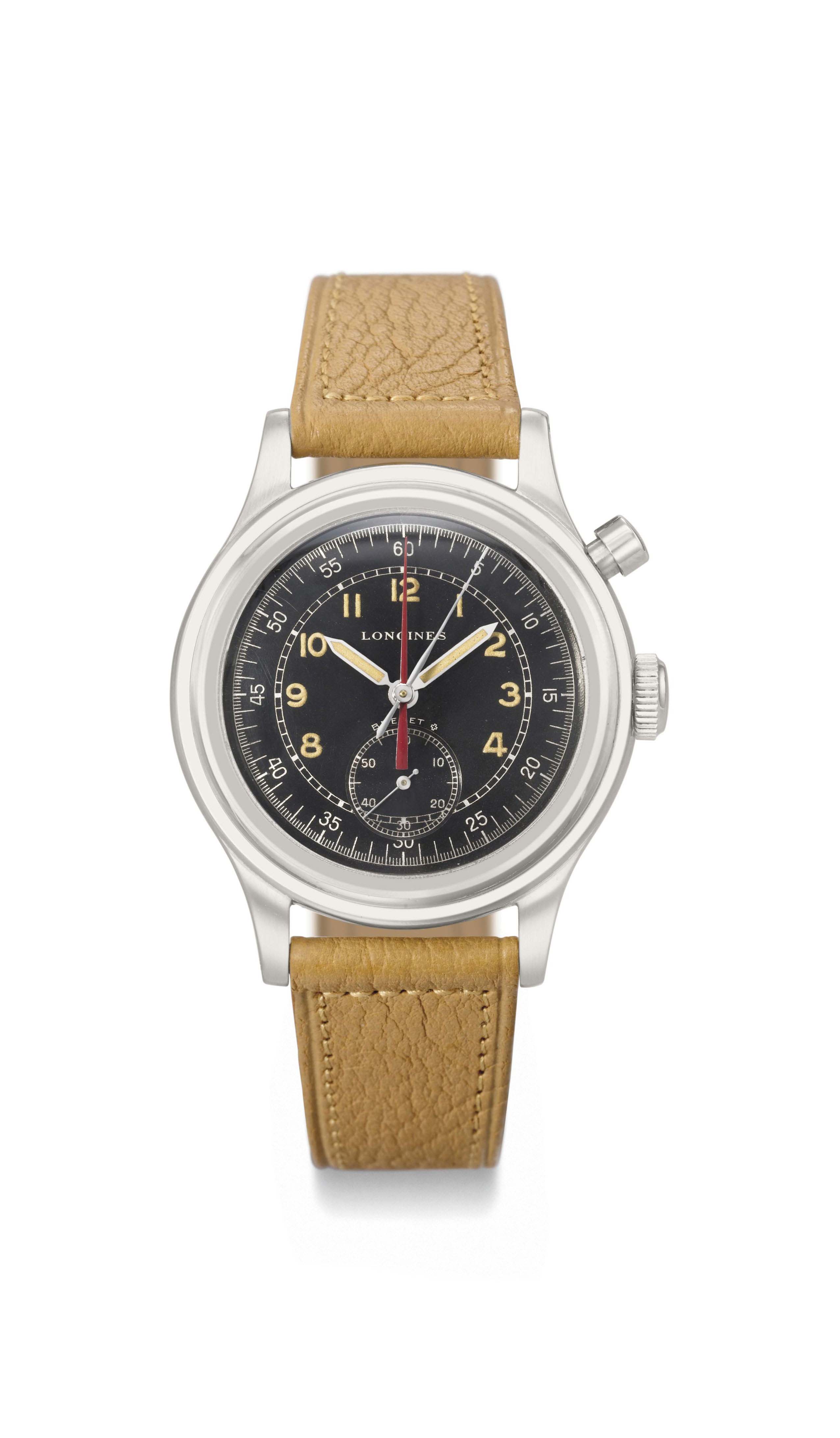 longines stop second flyback