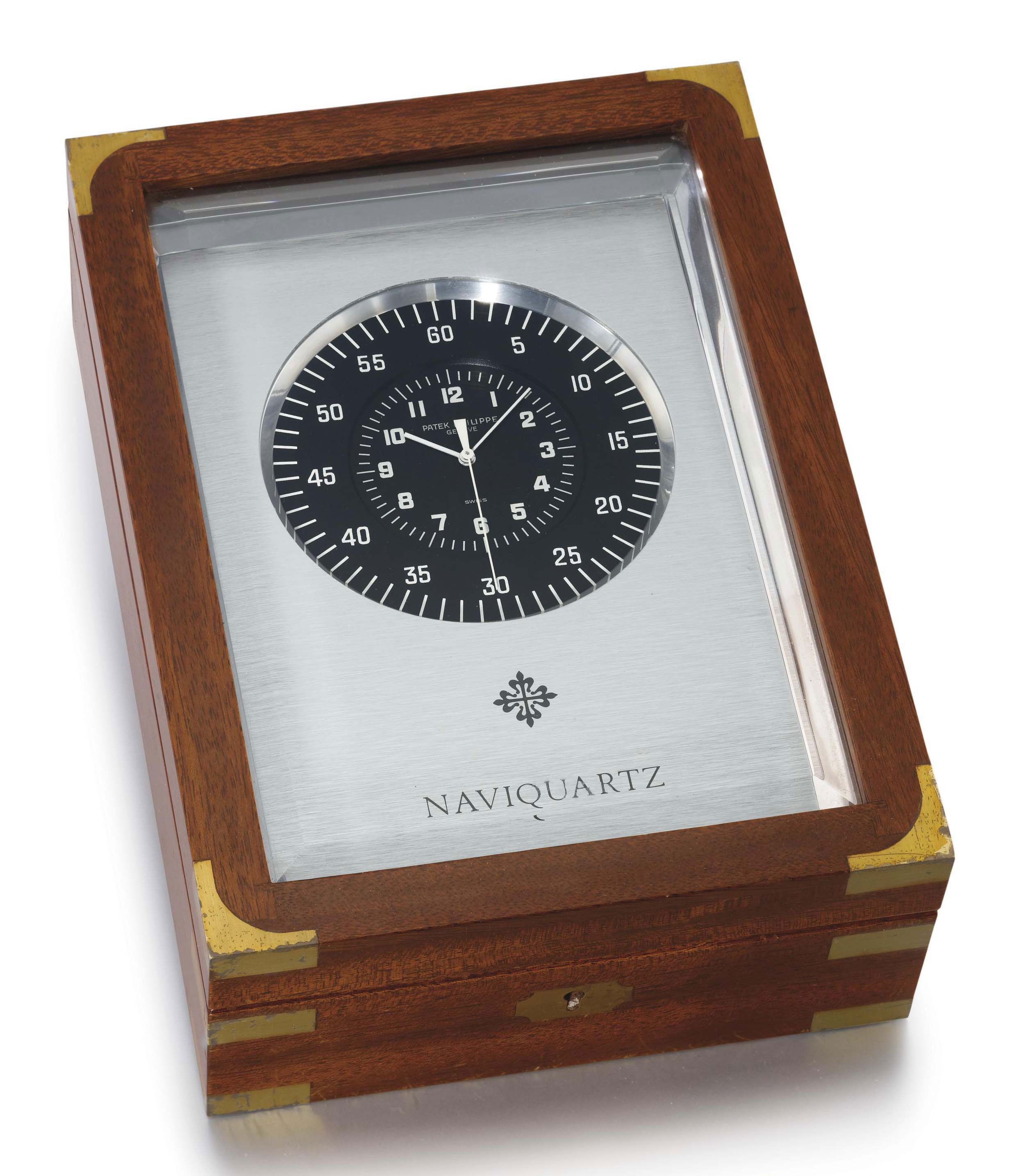 Patek Philippe. An aluminium electronic marine chronometer with sweep