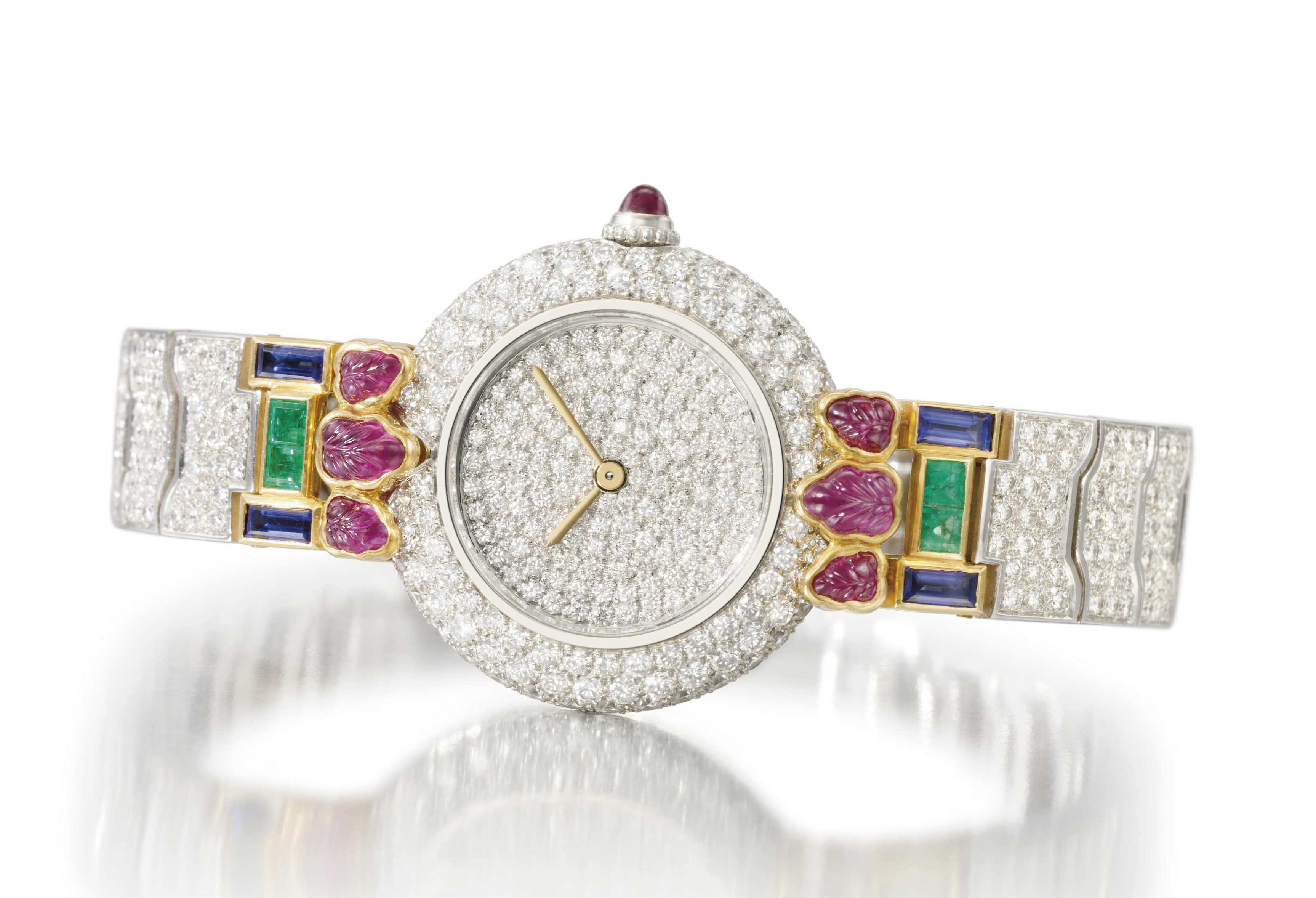 cartier ruby watch