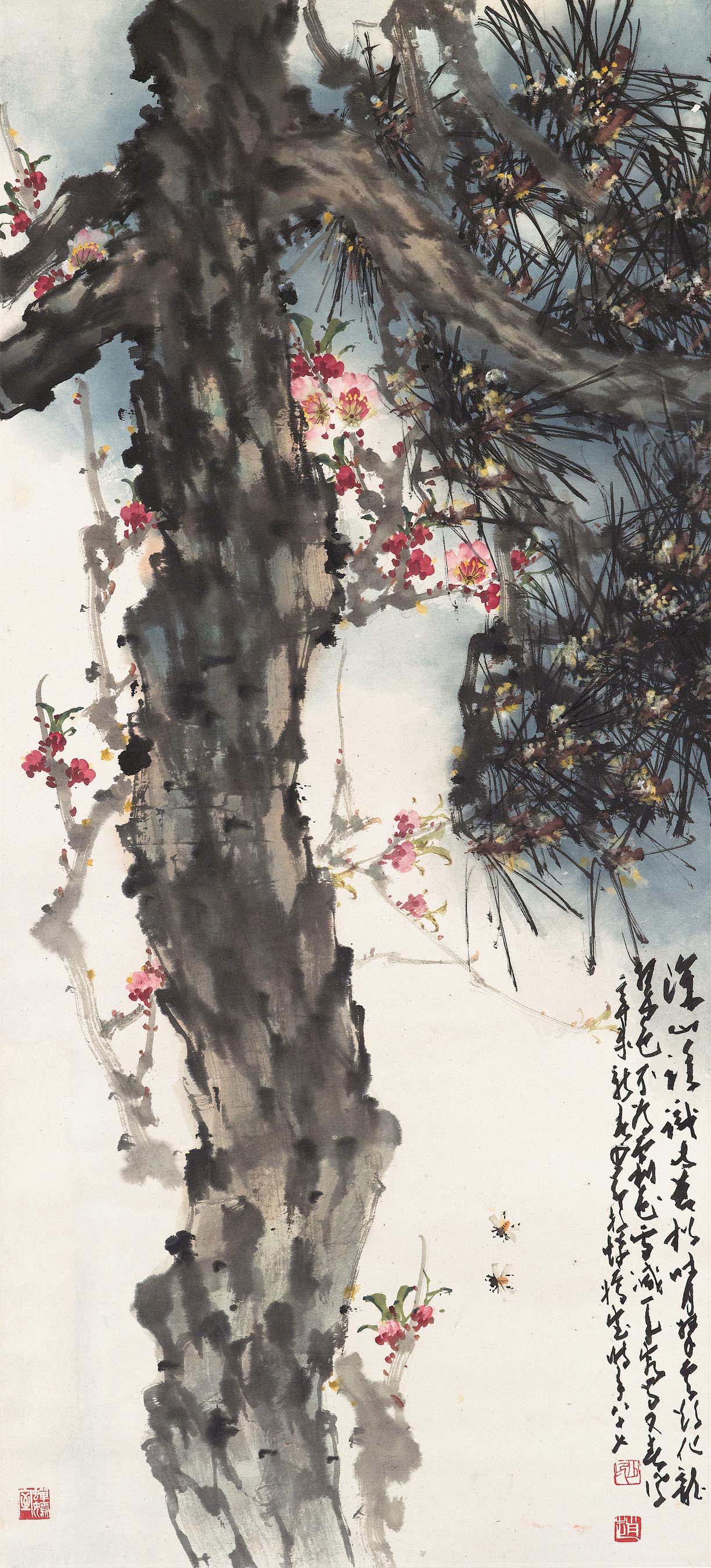 鷹水墨紙本鏡框一九四三年作, 徐悲鴻| Christie's
