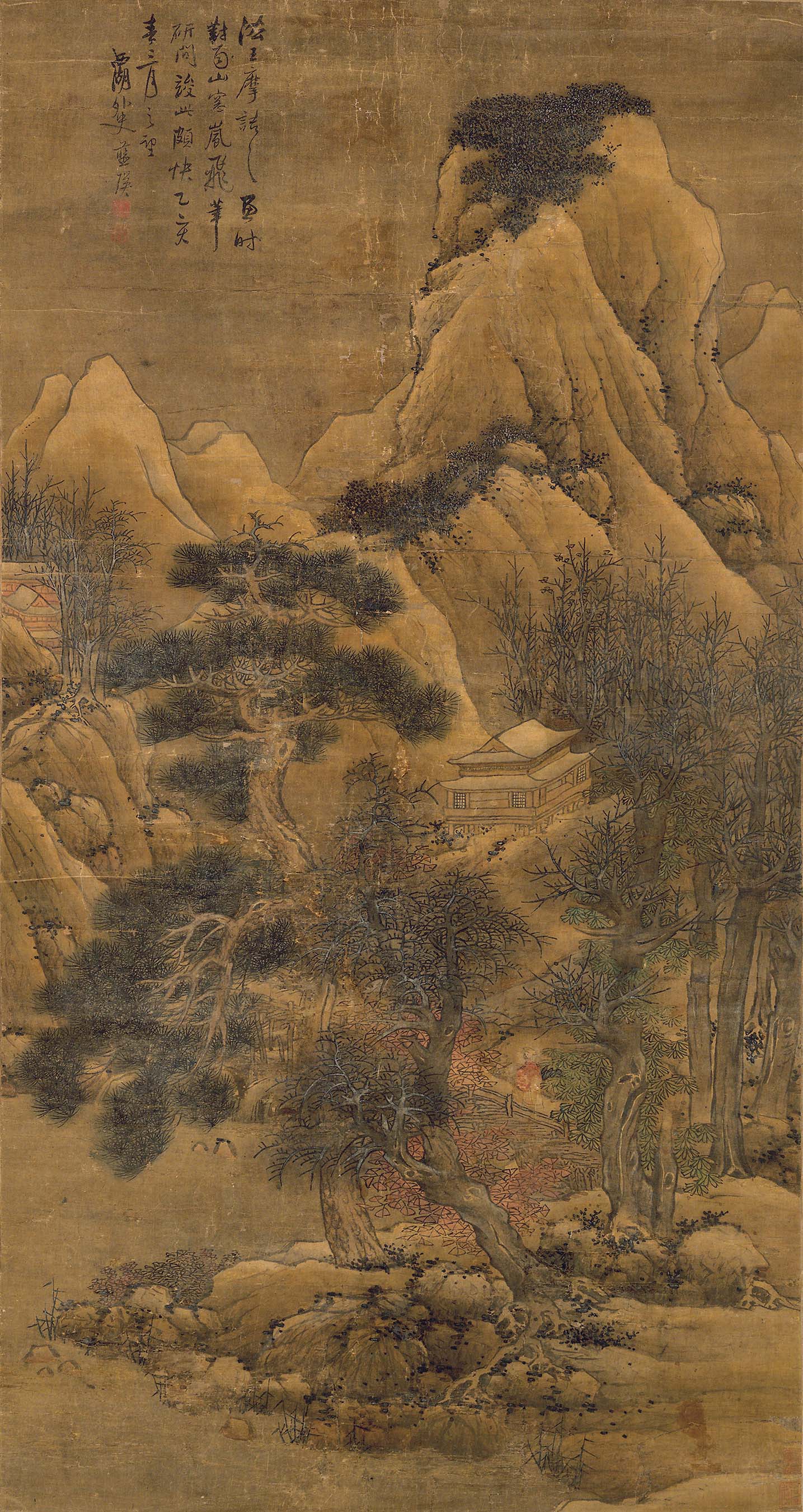 LAN YING 1585 After 1664 Landscape after Wang Wei 