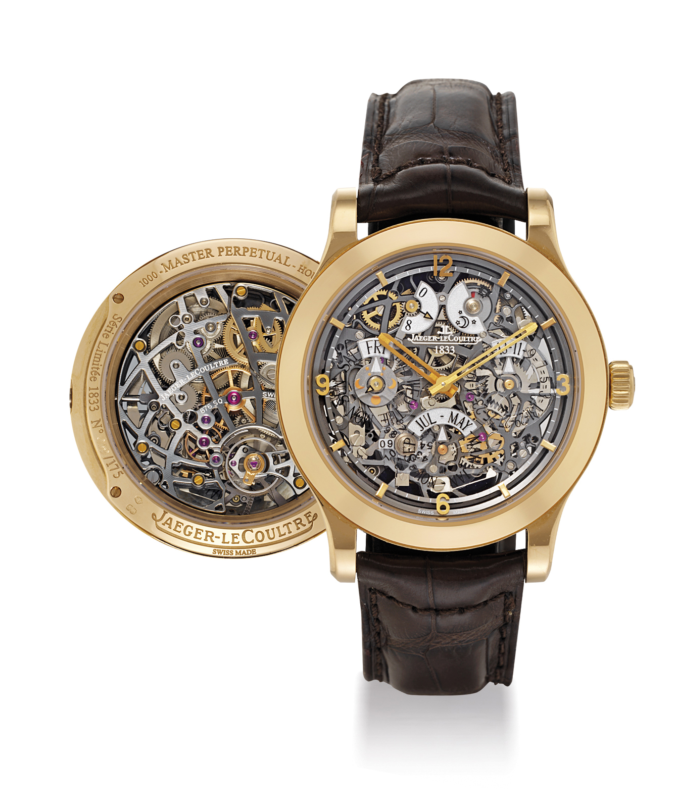 JAEGERLECOULTRE, MASTER EIGHT DAYS PERPETUAL, REF. 146.2.265 , PINK