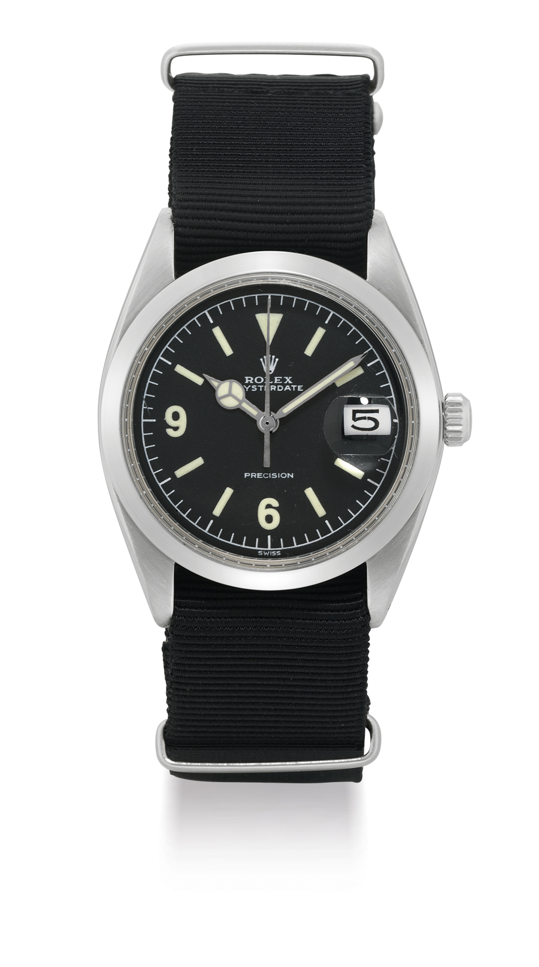 ROLEX, REF. 6694 , STAINLESS STEEL MANUALLYWOUND WRISTWATCH WITH DATE