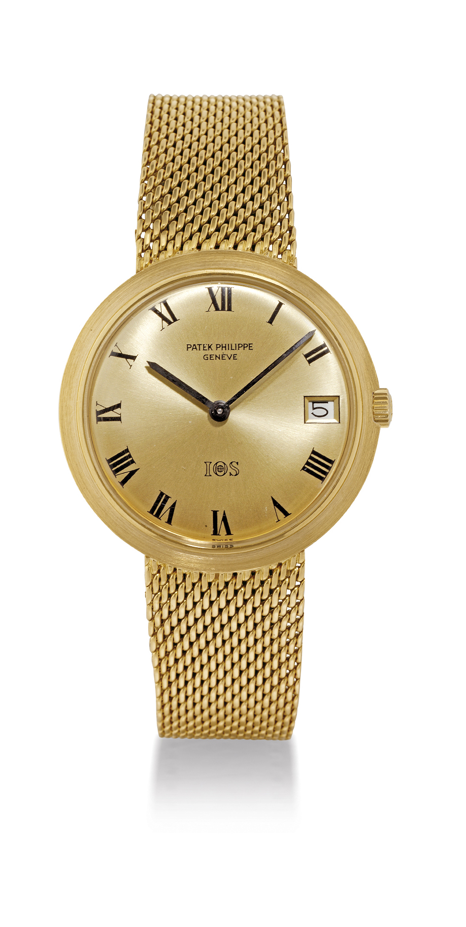 PATEK PHILIPPE, REF. 3565/1J, IOS , GOLD AUTOMATIC BRACELET WATCH WITH