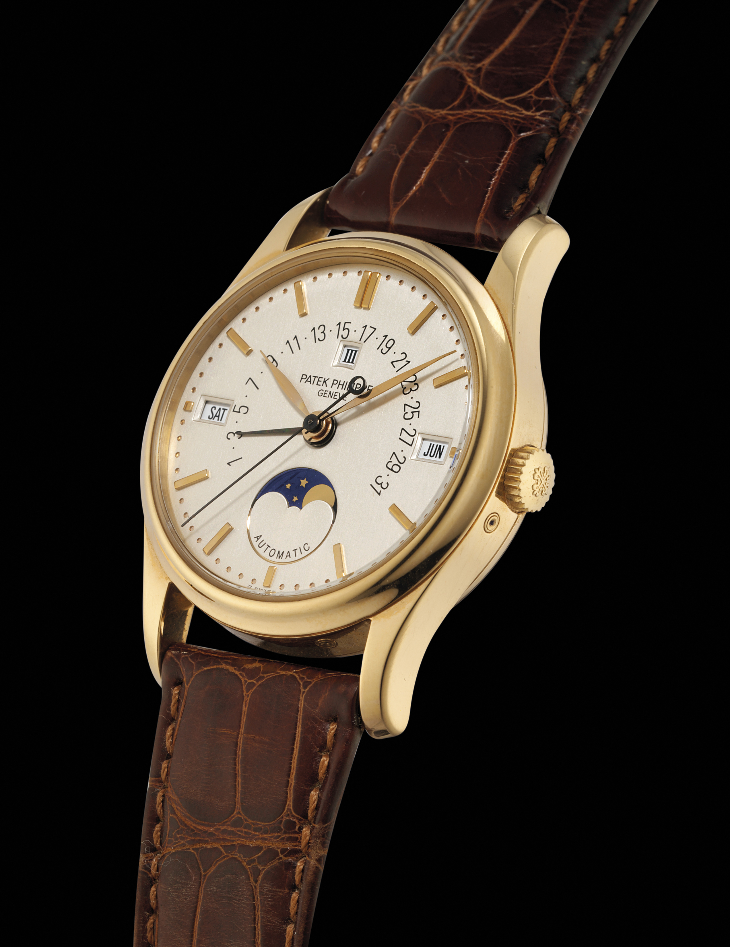 PATEK PHILIPPE, REF. 5050R , FINE AND RARE PINK GOLD AUTOMATIC