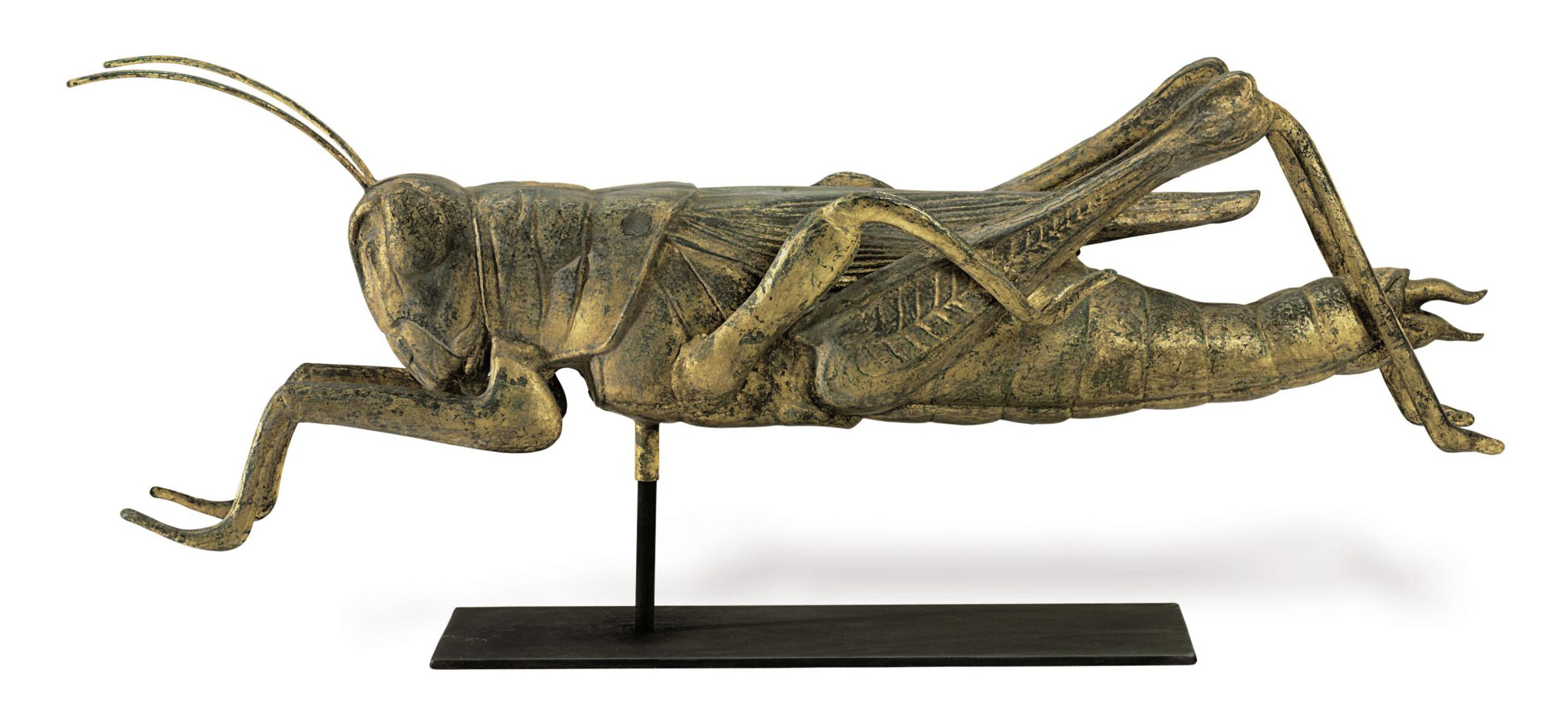 A MOLDED COPPER WEATHERVANE , POSSIBLY E.G. WASHBURN AND COMPANY, NEW YORK, 19TH