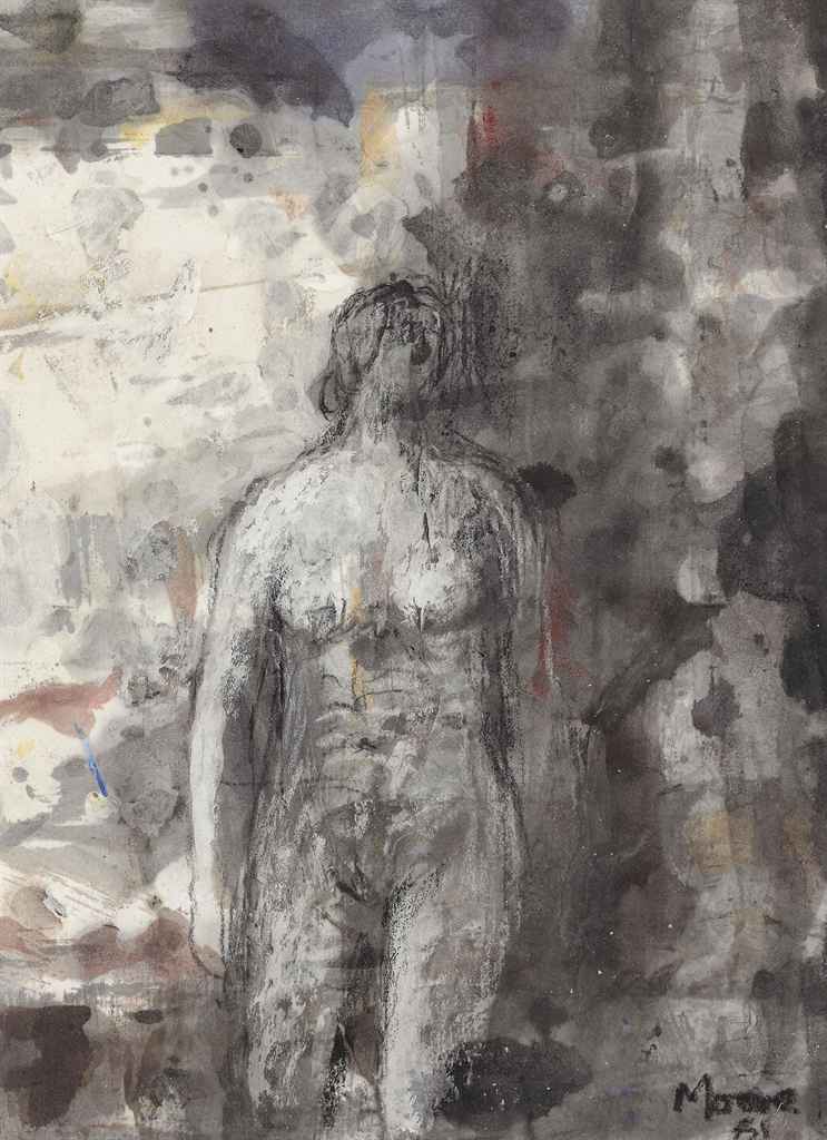figure in landscape