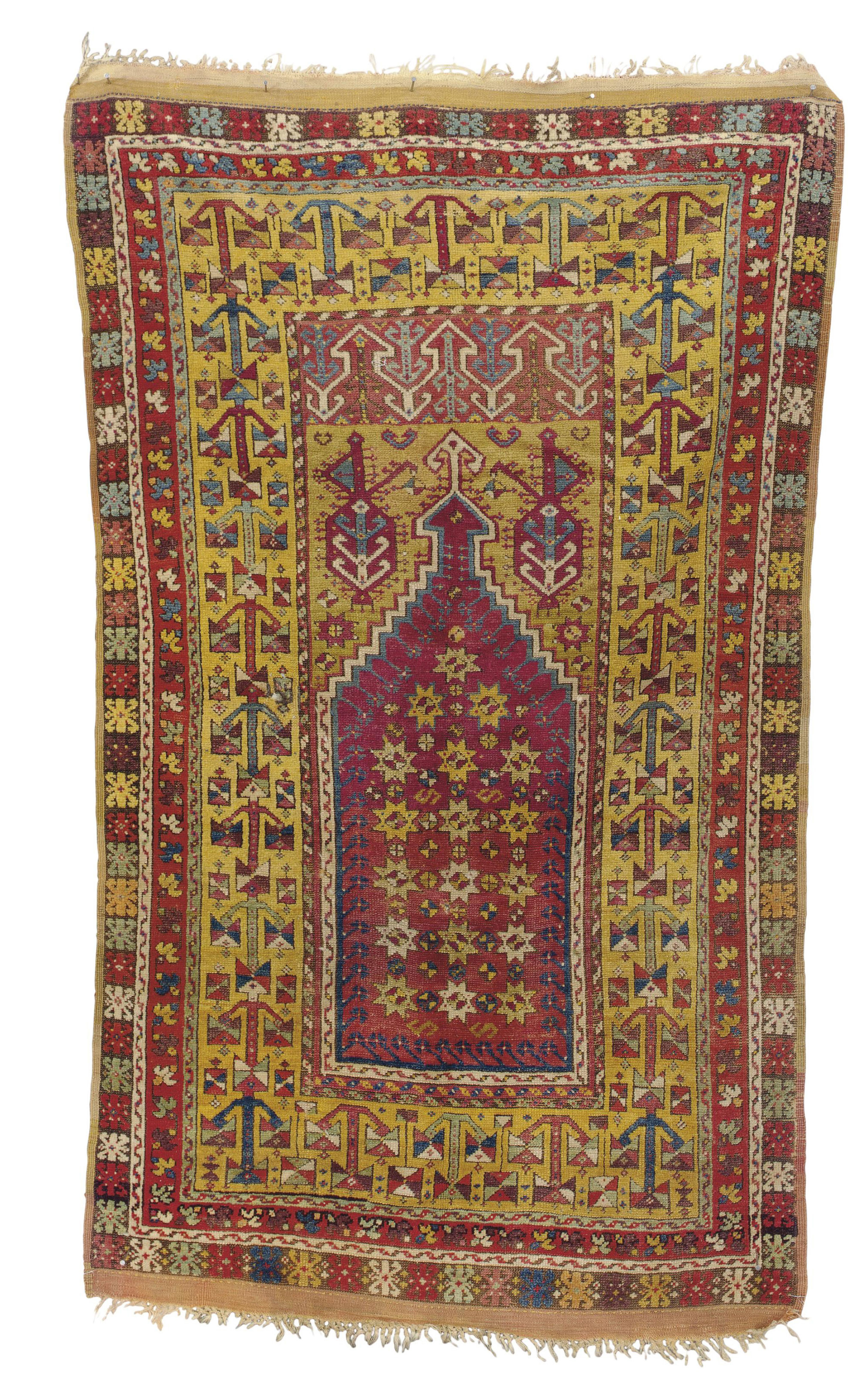 A TURKISH PRAYER RUG , LATE 19TH CENTURY Christie's