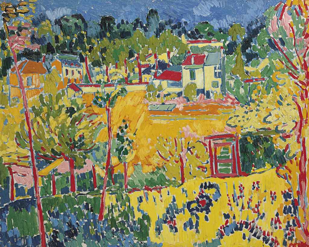 Maurice de Vlaminck (1876-1958) , Paysage de banlieue | Christie's