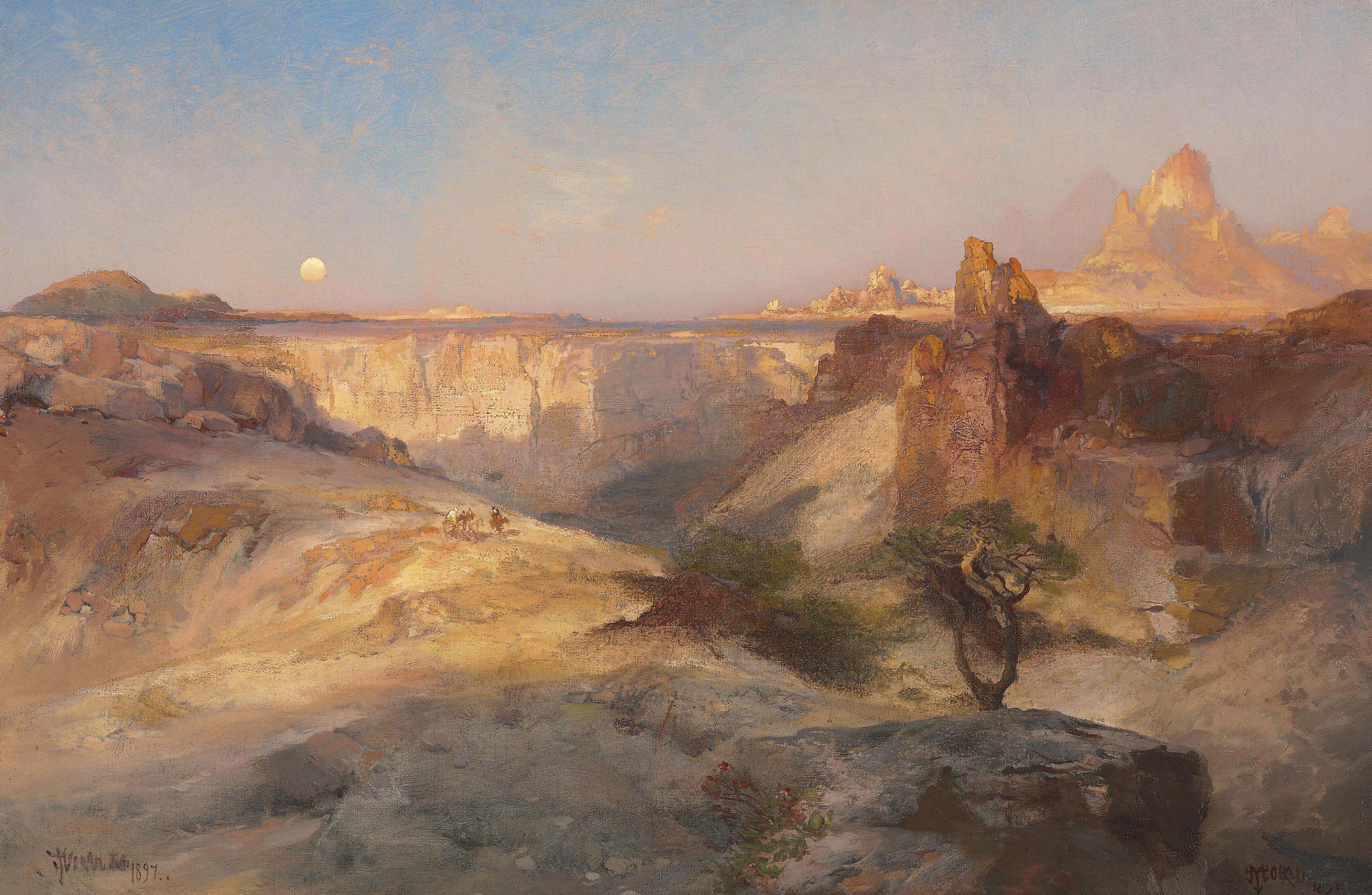 Thomas Moran (18271926) , Sunrise Landscape Christie's