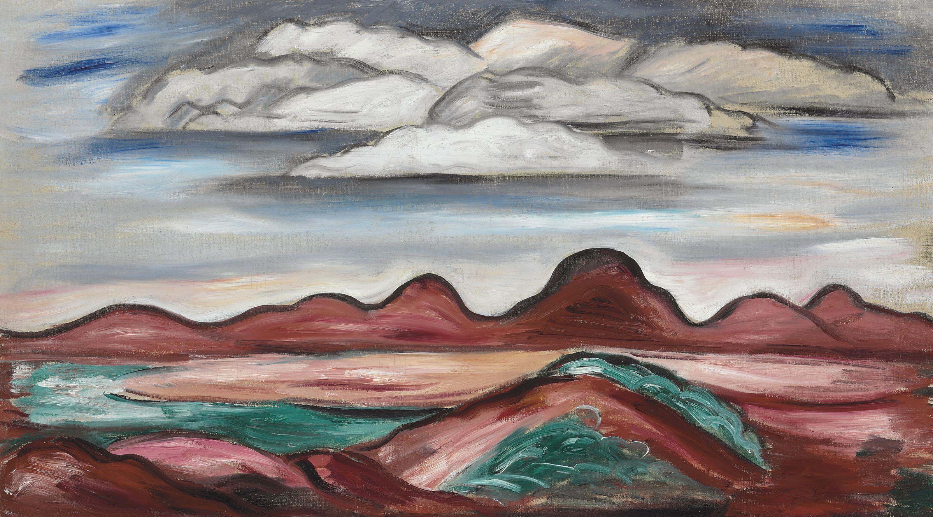 Marsden Hartley (18771943) , New Mexico Landscape Christie's