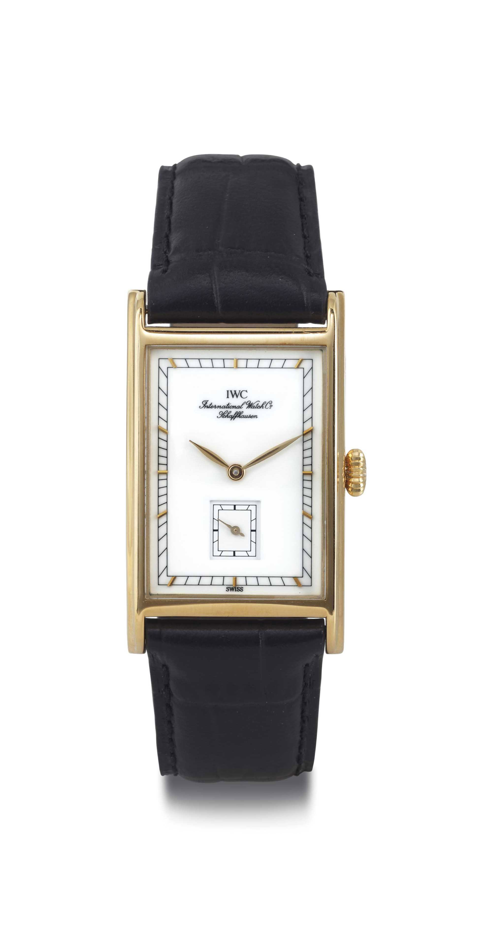 Iwc rectangular on sale watch