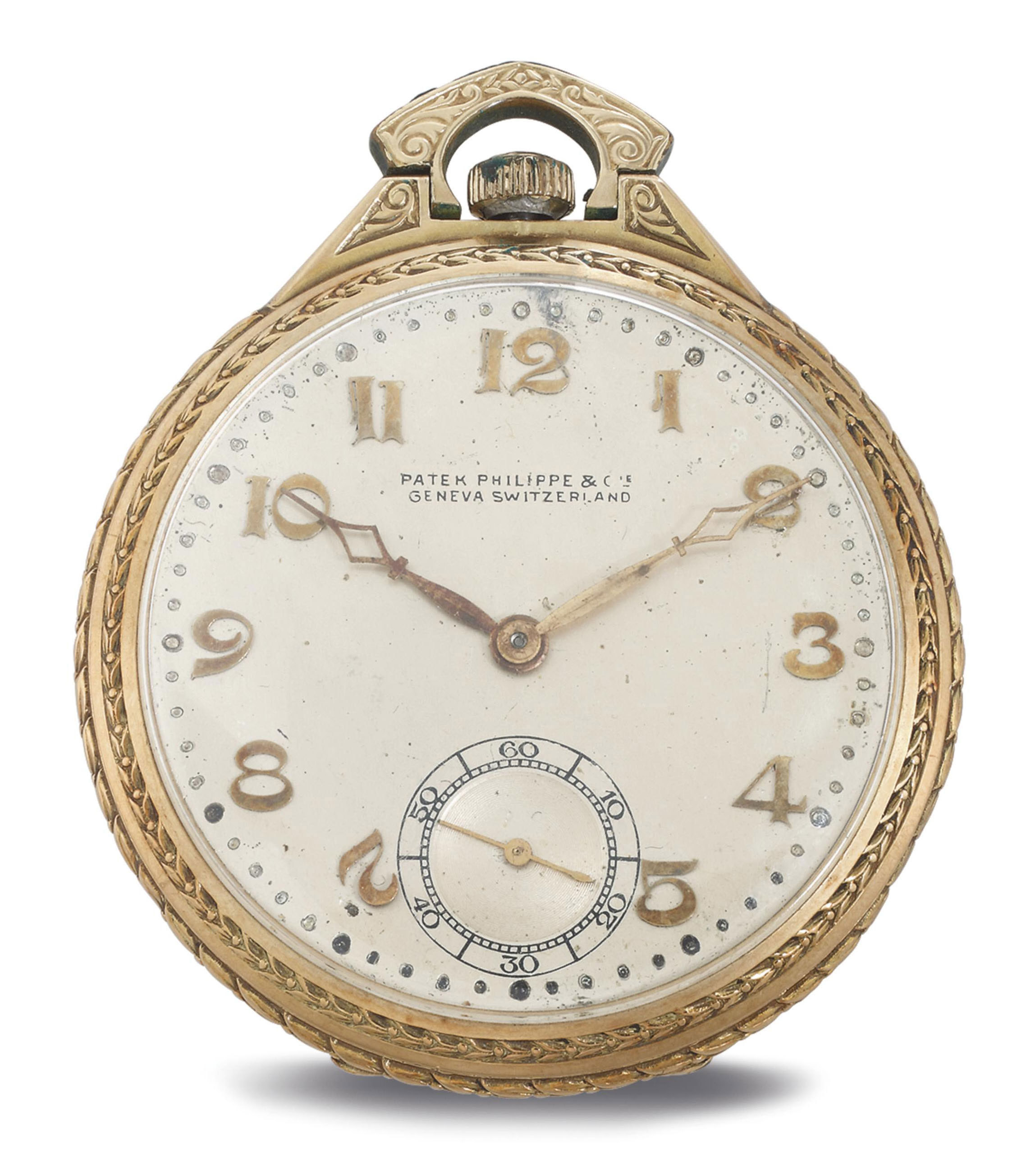 Patek Philippe A 14k Gold Openface Keyless Lever Dress Watch