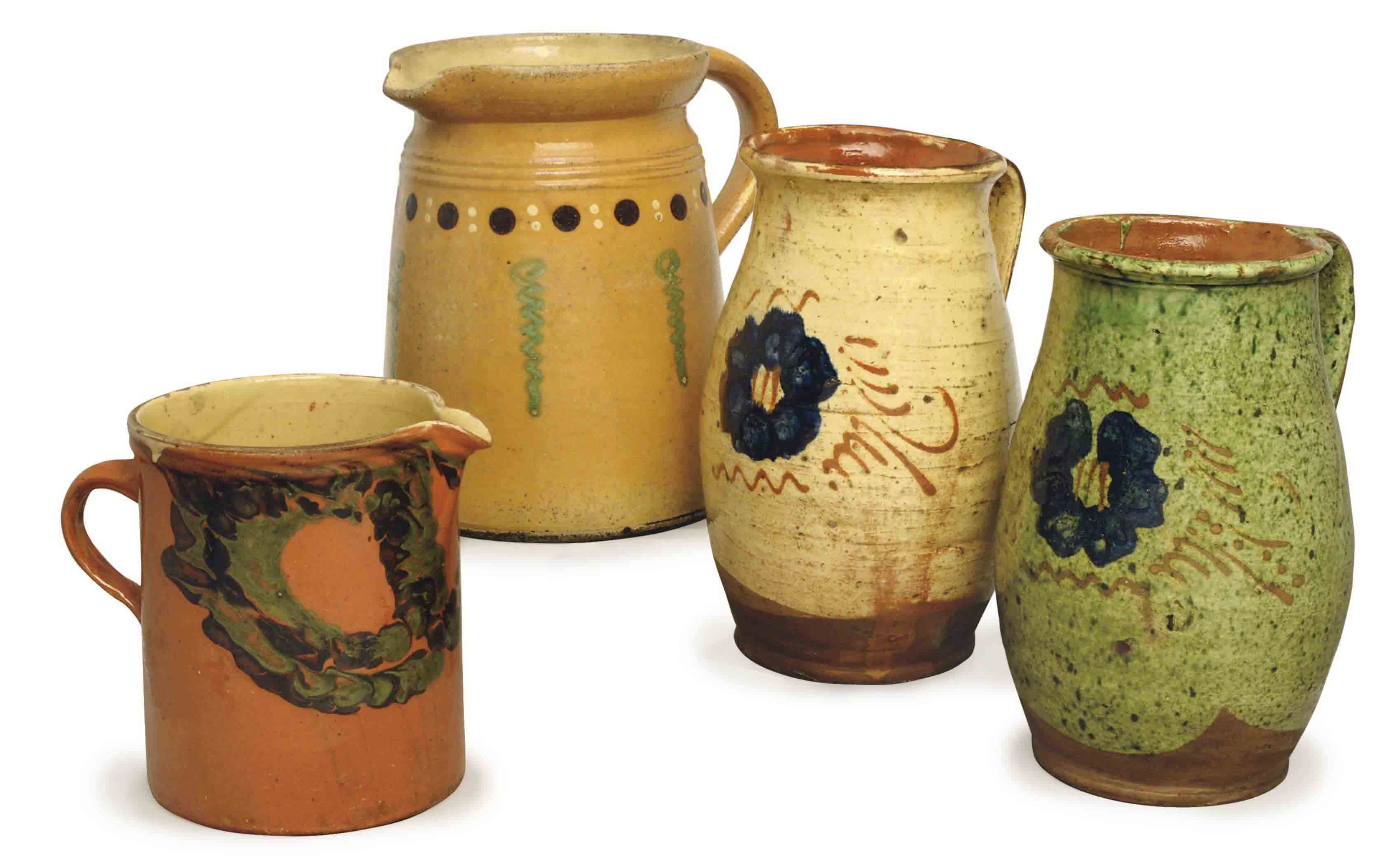 EIGHT EARTHENWARE JUGS, , 19TH/20TH CENTURY, Christie's