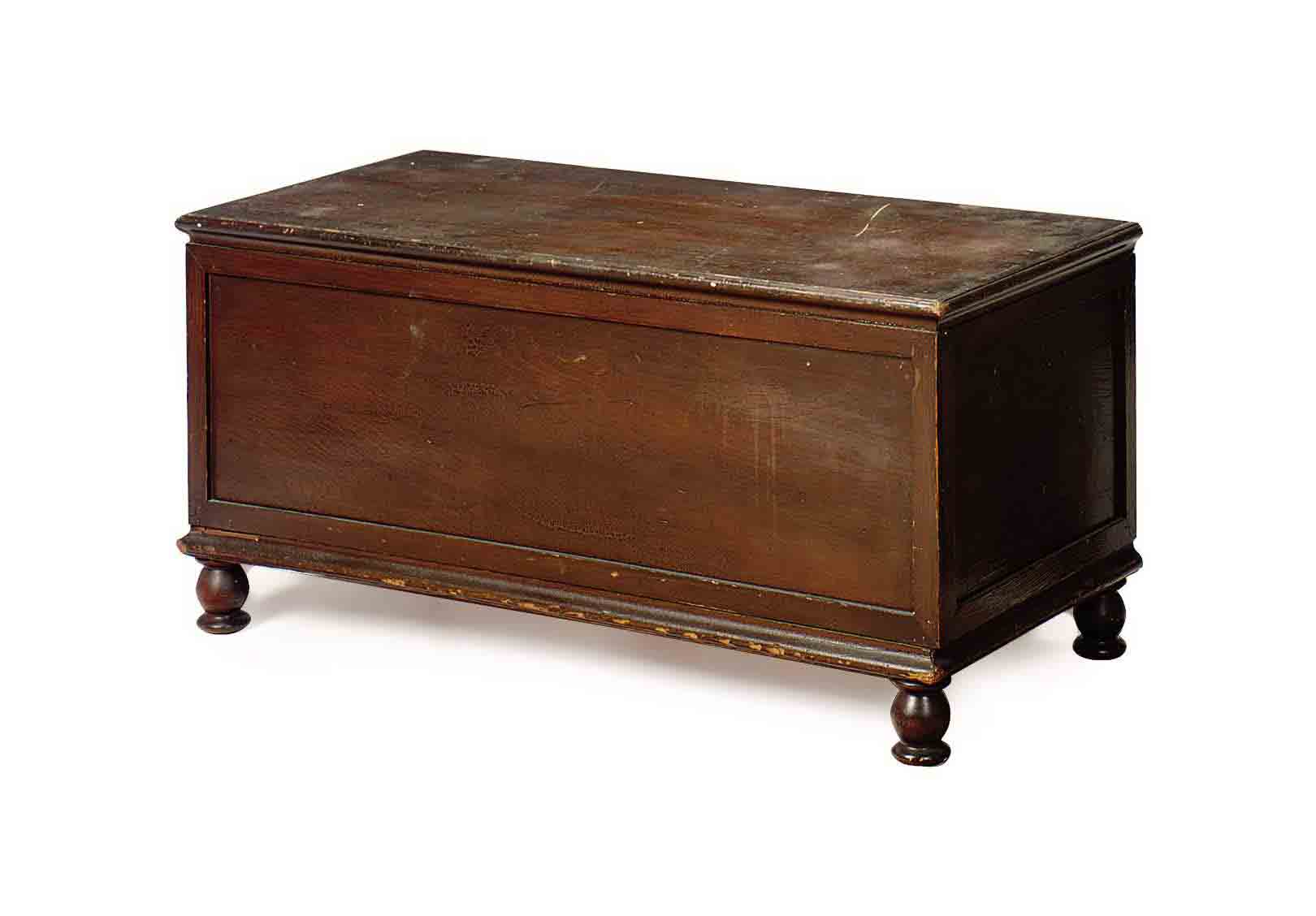 AN AMERICAN STAINEDPINE BLANKET CHEST, , 19TH CENTURY Christie's