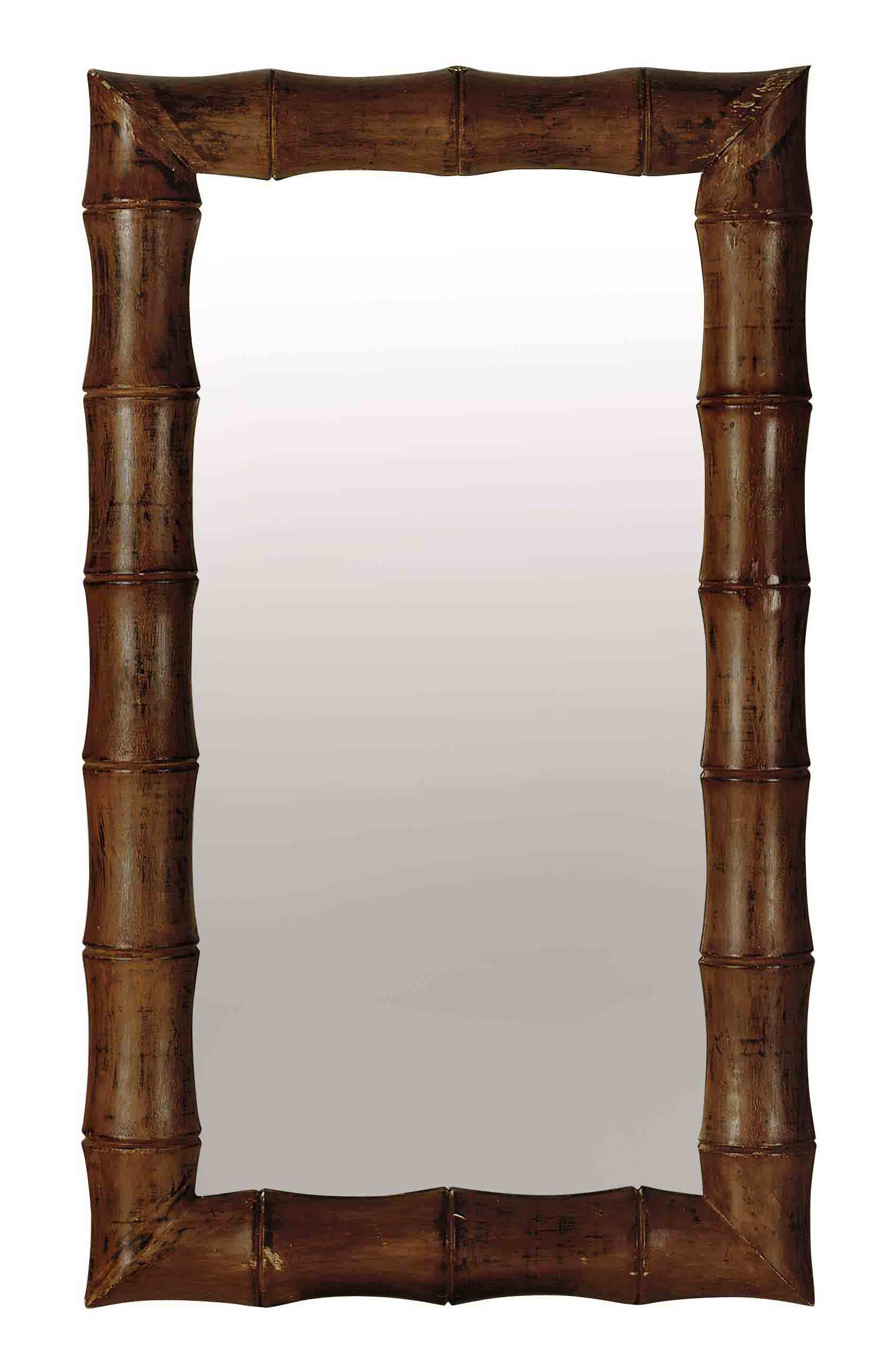 AN ITALIAN FAUX BAMBOO FRAMED MIRROR, , LATE 20TH CENTURY Christie's