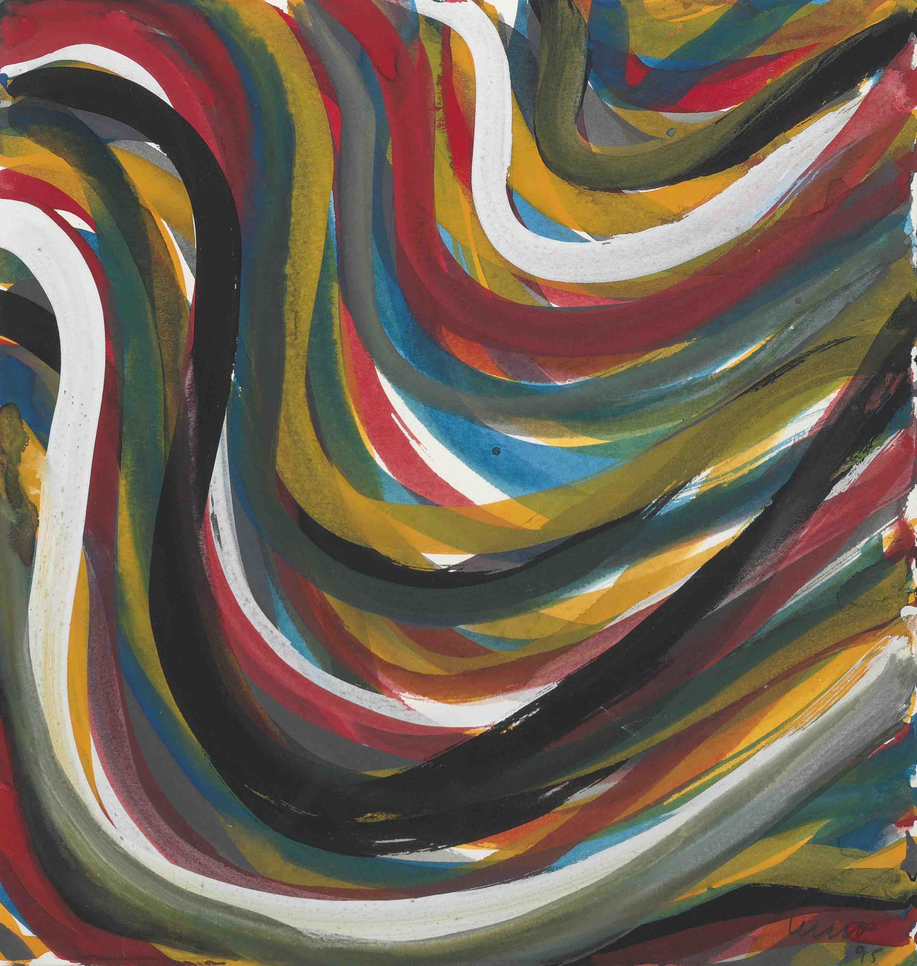 Sol LeWitt (19282007) , Wavy Brushstrokes Christie's