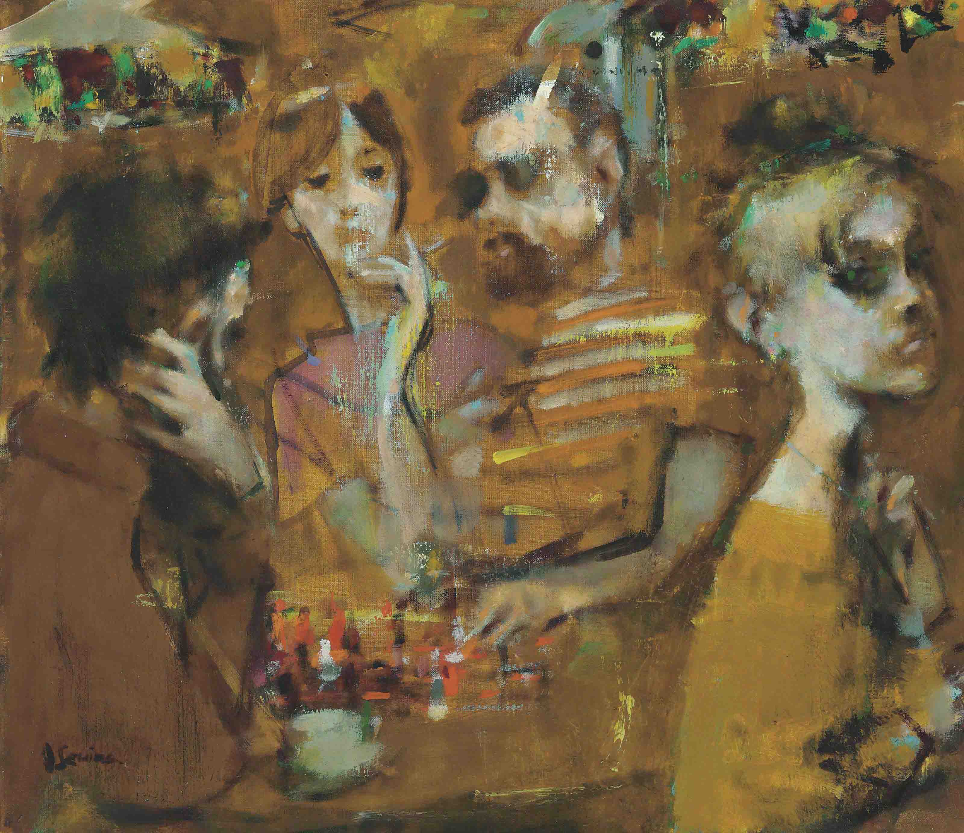 Jack Levine (19152010) , Café Figaro Christie's