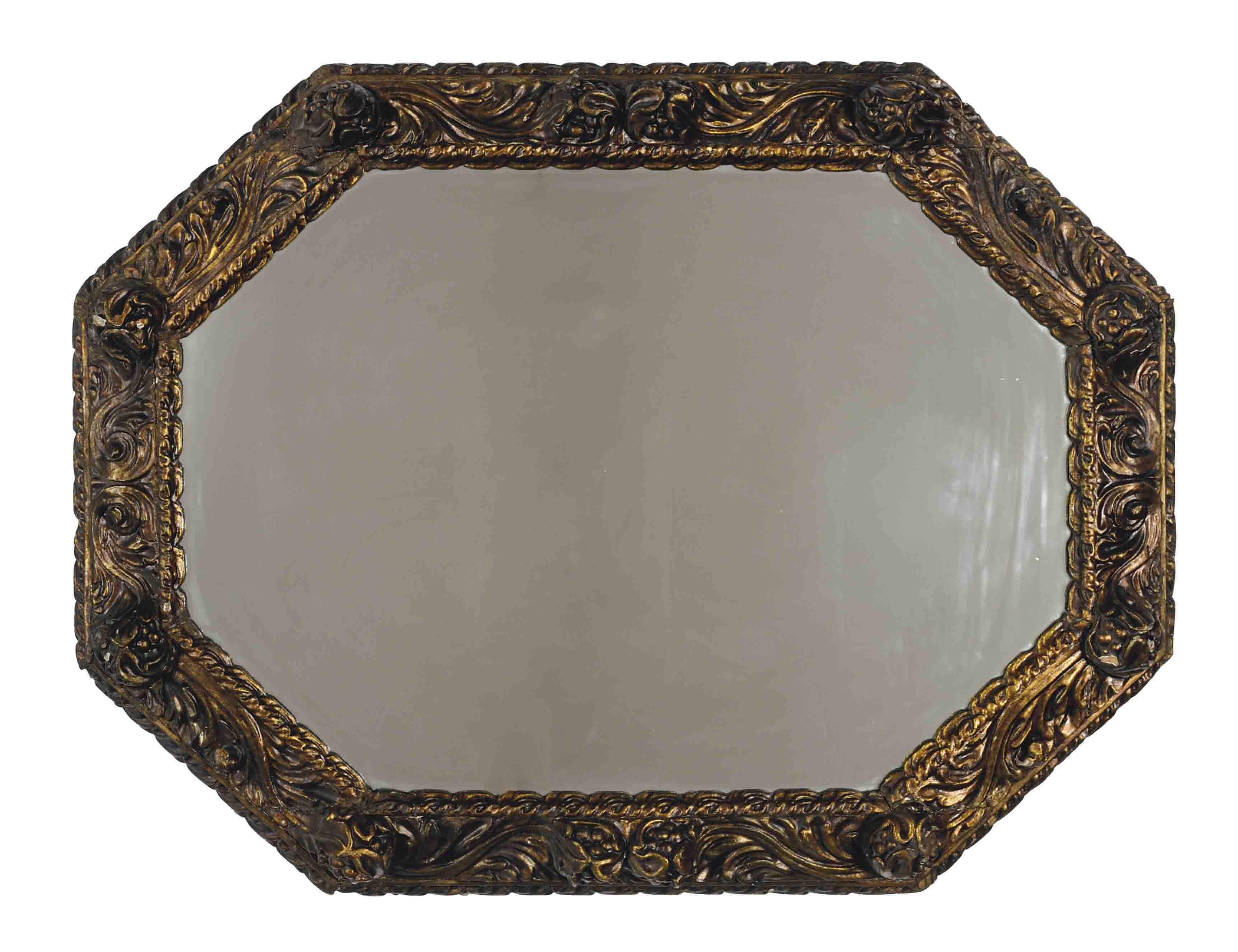 Octagonal Antique Venetian Mirror: A Timeless Reflection Of Beauty