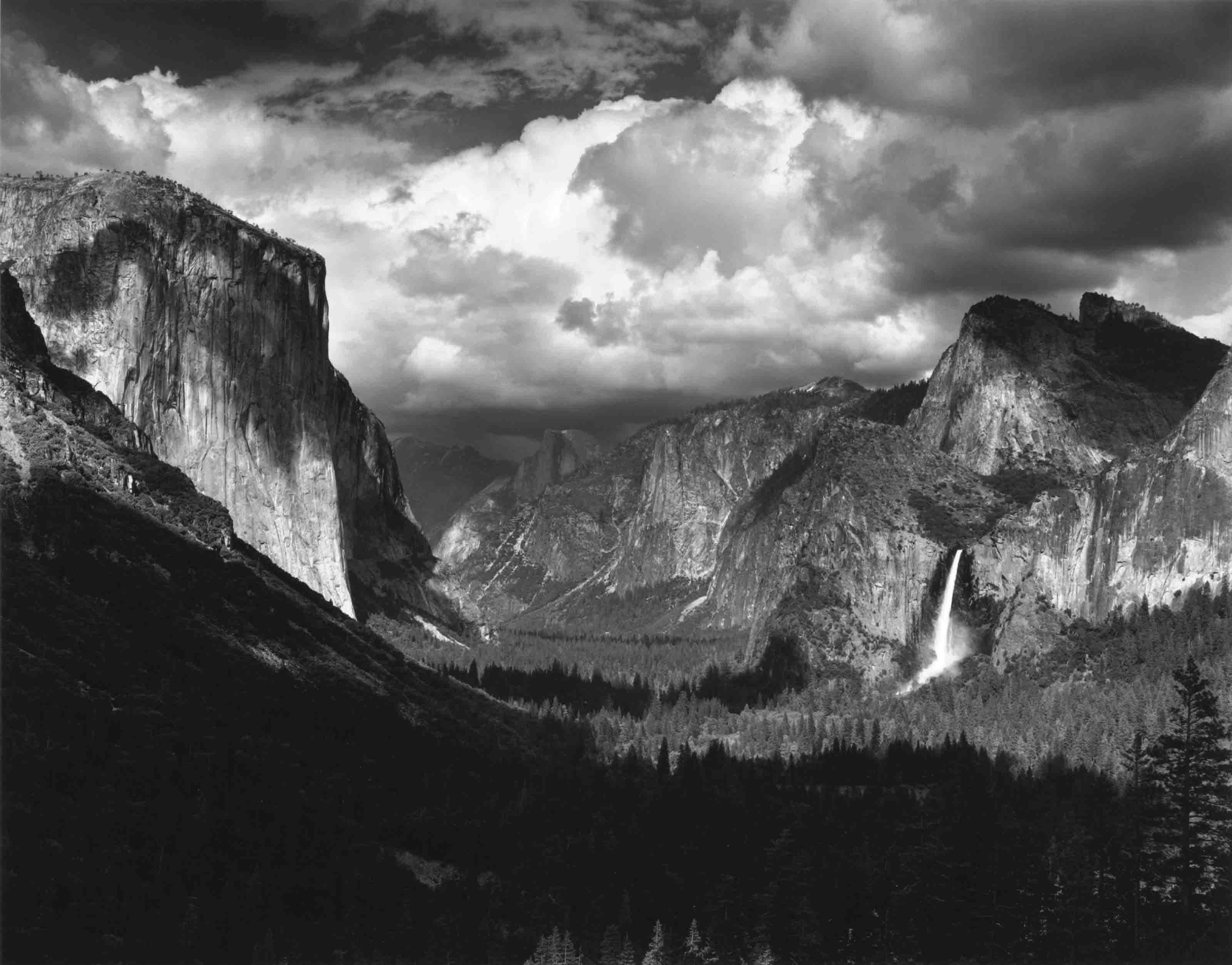 ANSEL ADAMS (19021984) , Thunderstorm, Yosemite Valley