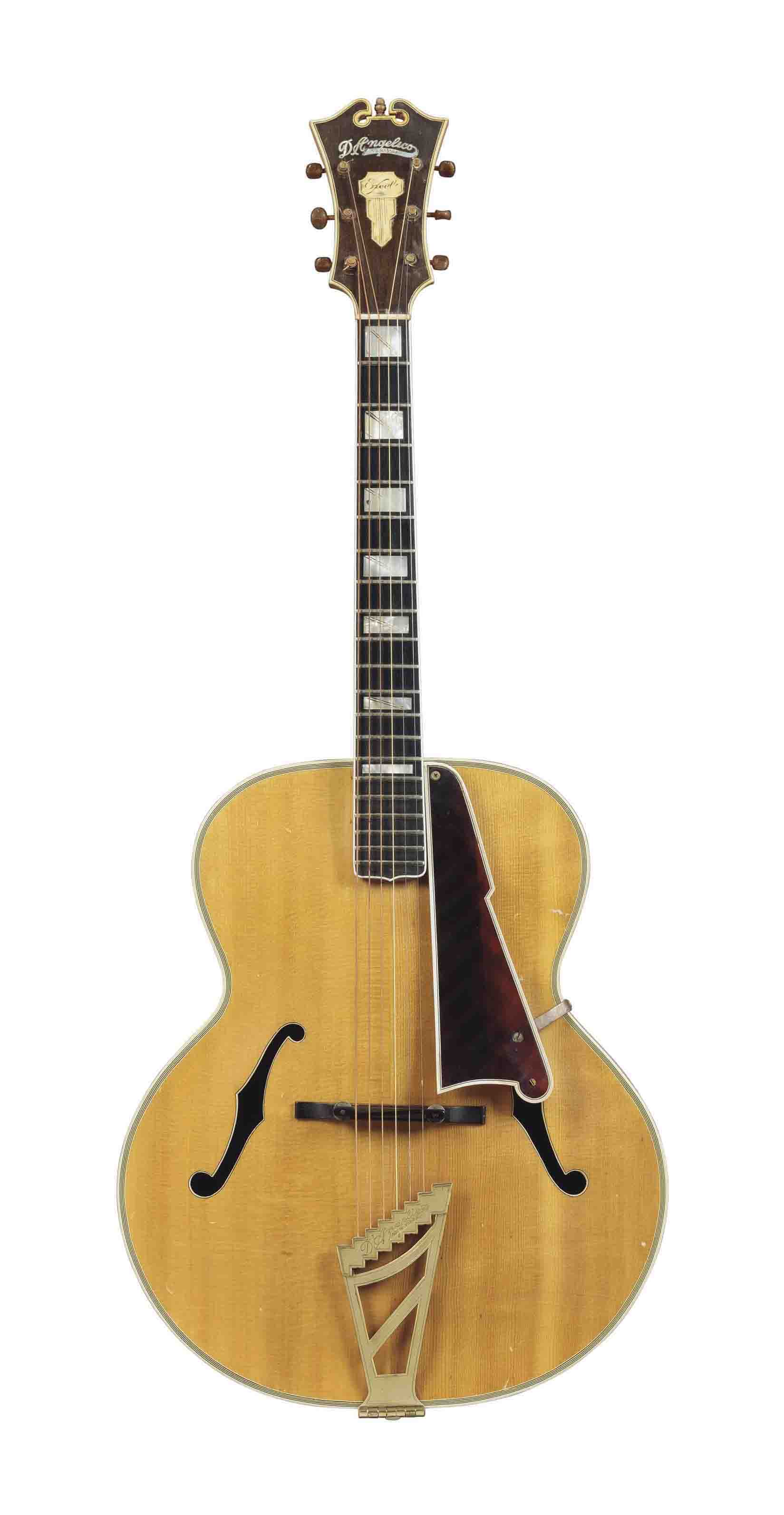 JOHN D'ANGELICO , AN ARCHTOP GUITAR, STYLE EXCEL, NEW YORK, 1946