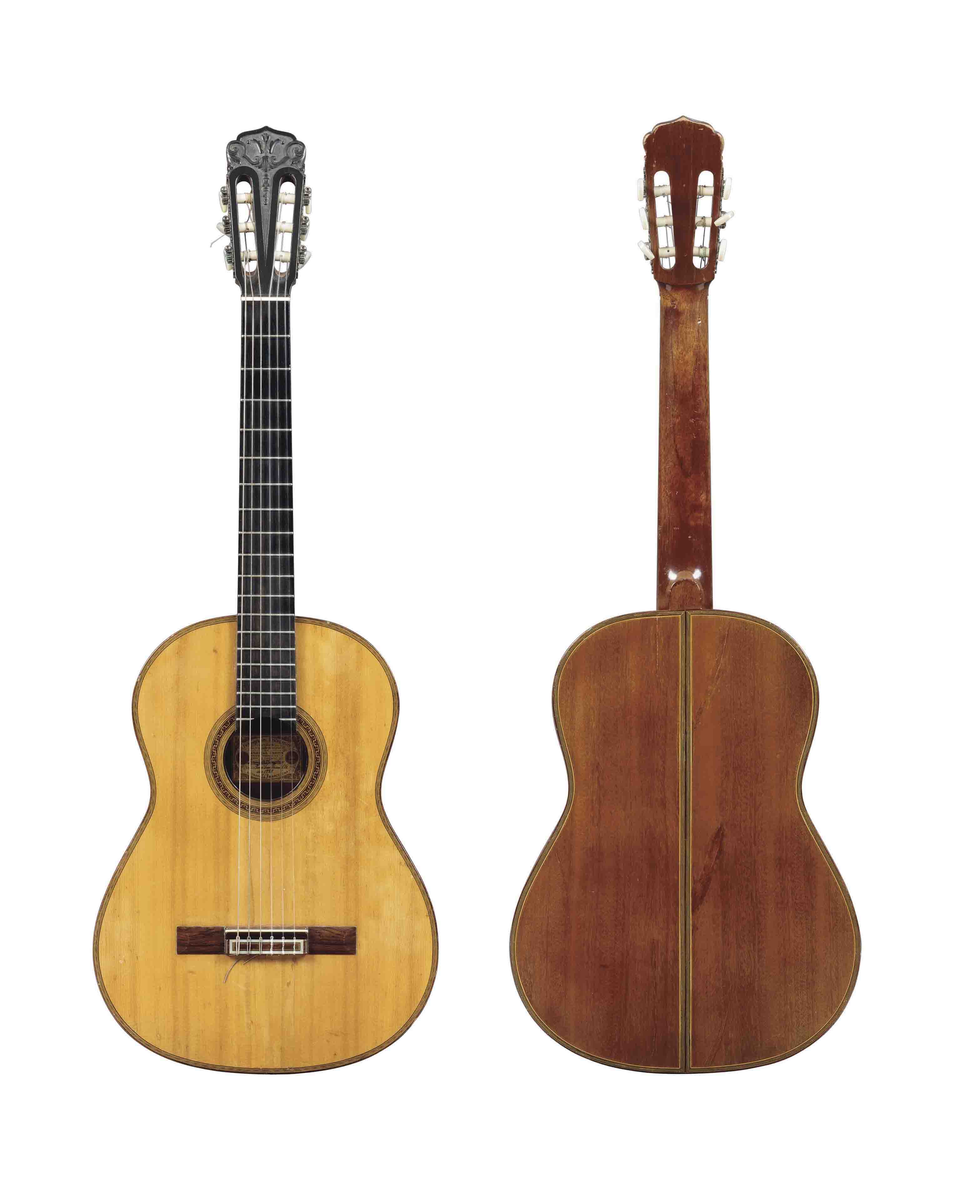 FRANCISCO SIMPLICIO , A CLASSICAL GUITAR, BARCELONA, 1929 Christie's