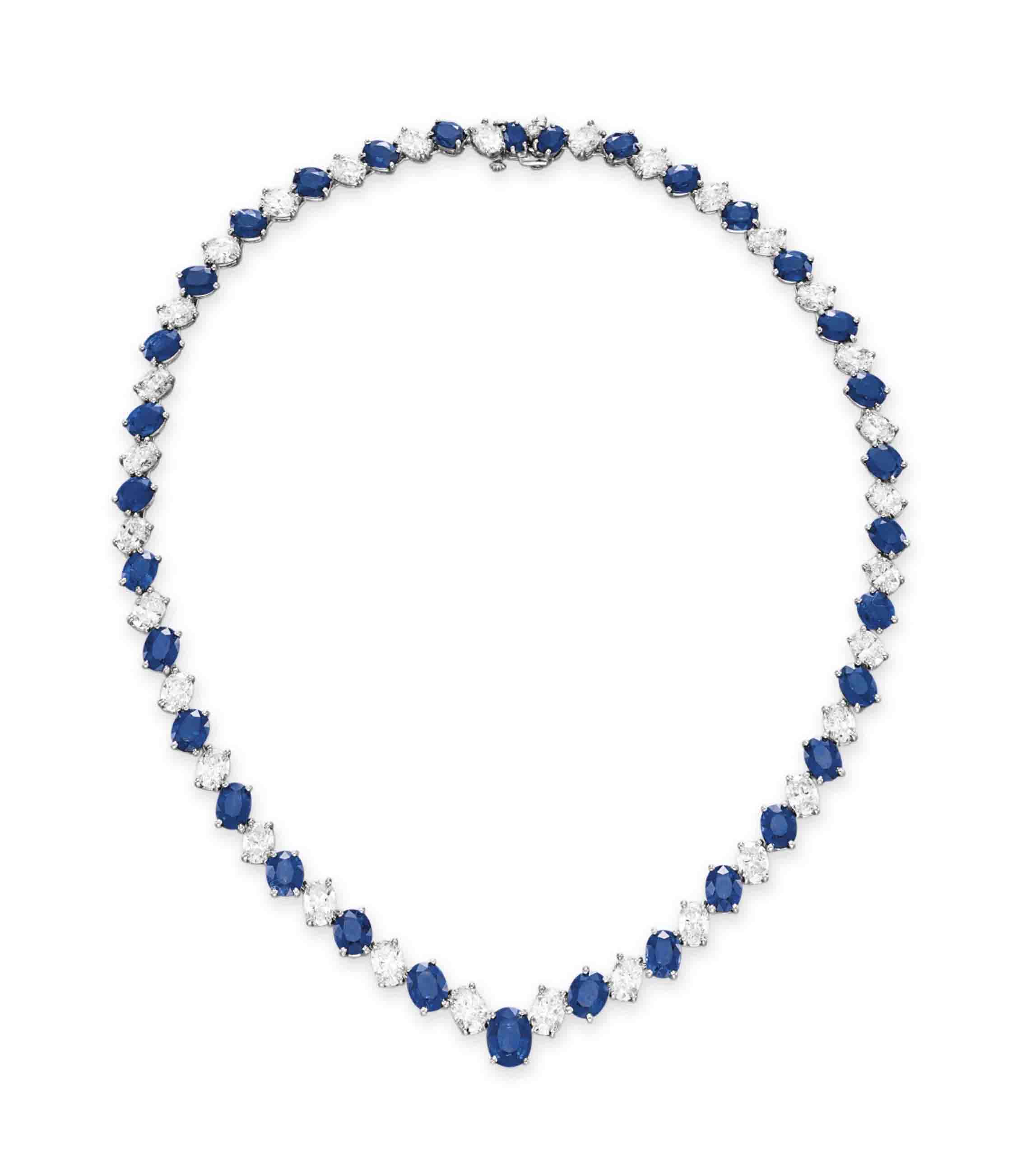 sapphire necklace tiffany