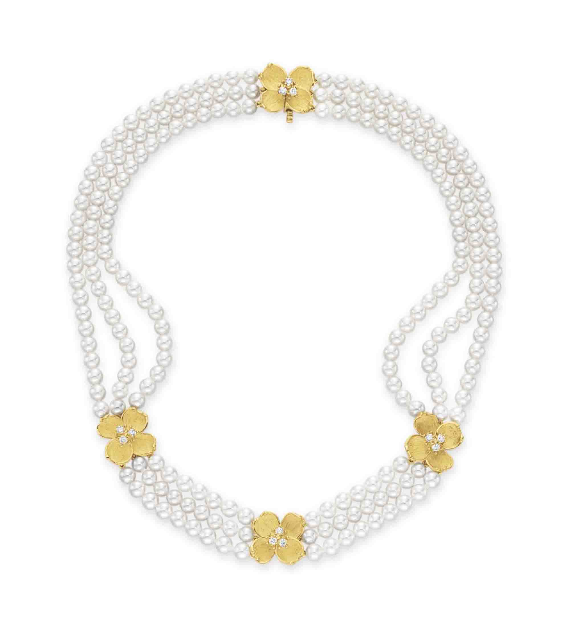 Tiffany dogwood necklace Clearance