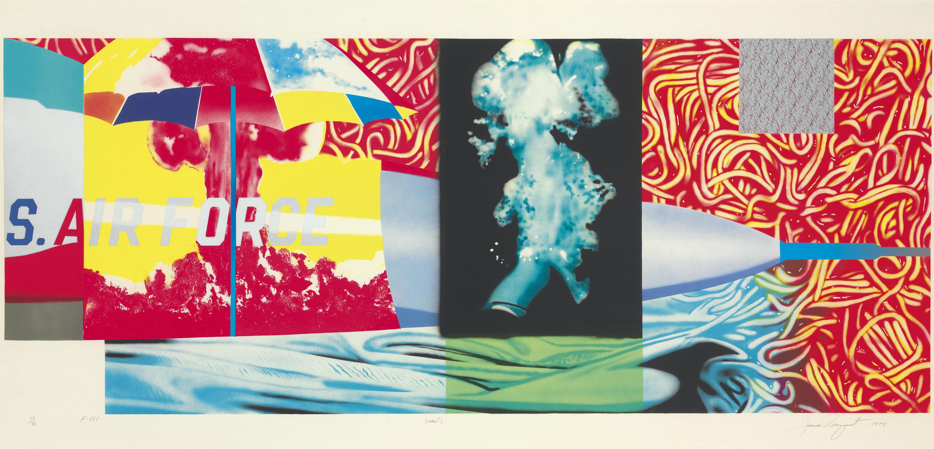 JAMES ROSENQUIST , F111 (South, West, North, East) (Gl. 73) Christie's